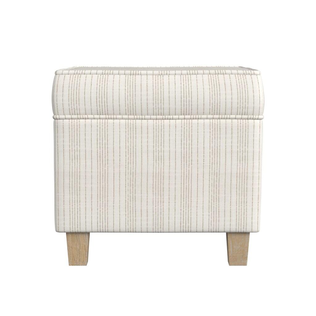 Sand & Stable™ Asha 17.5" Square Storage Ottoman