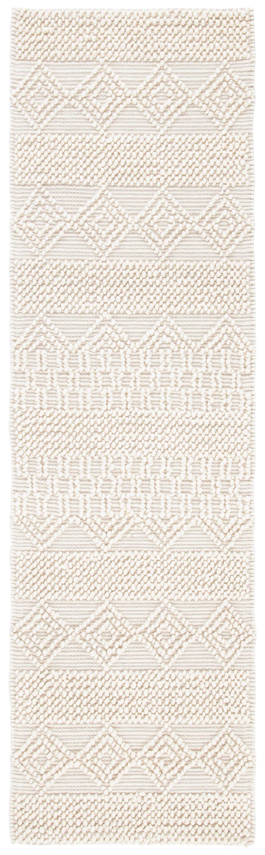 Natura Hand Woven 60% Wool And 40% Cotton Geometric Rug