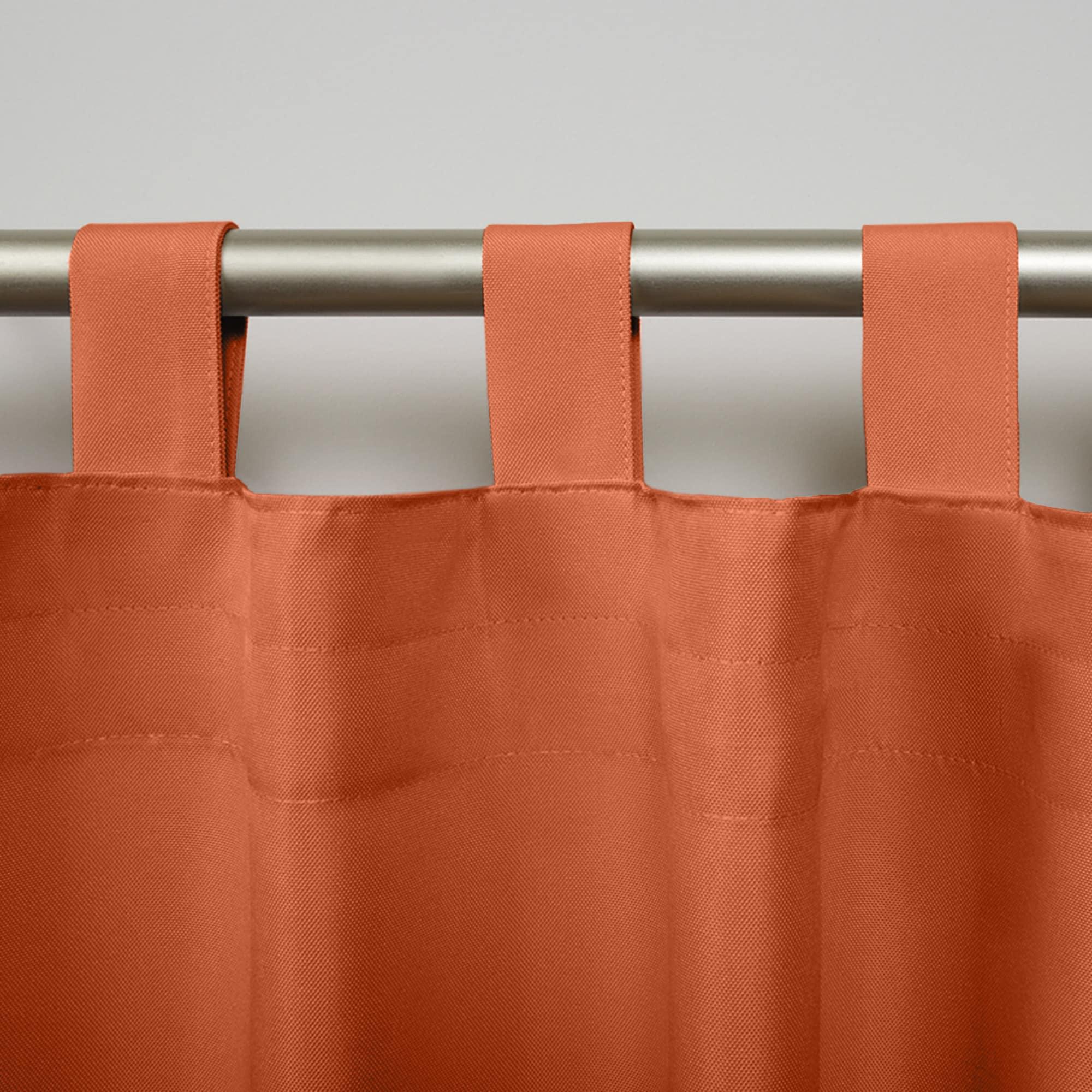 Amalgamated Textiles Polyester Semi Sheer Curtain Pair (Set of 2)