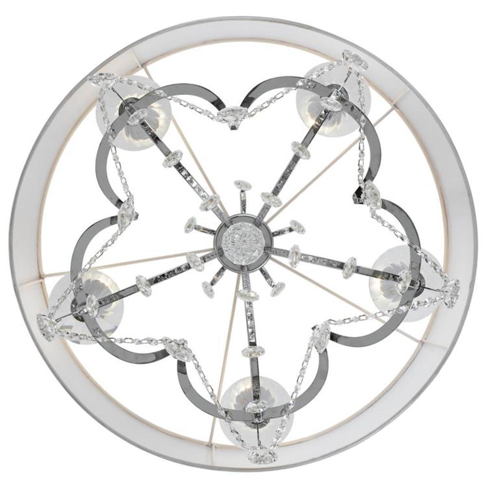 Crystorama Lighting Othello 5 - Light Chandelier in  Polished Chrome