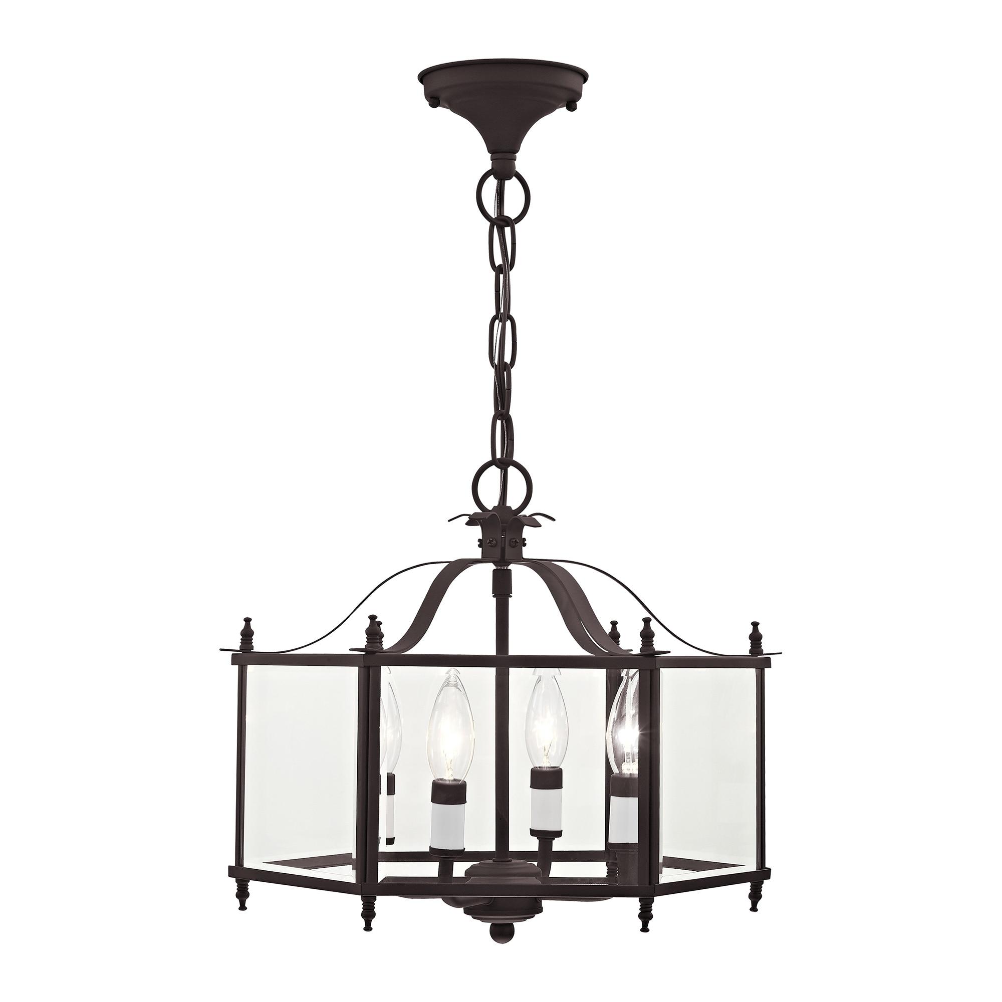 Livex Lighting Livingston 4 - Light Pendant in  Bronze