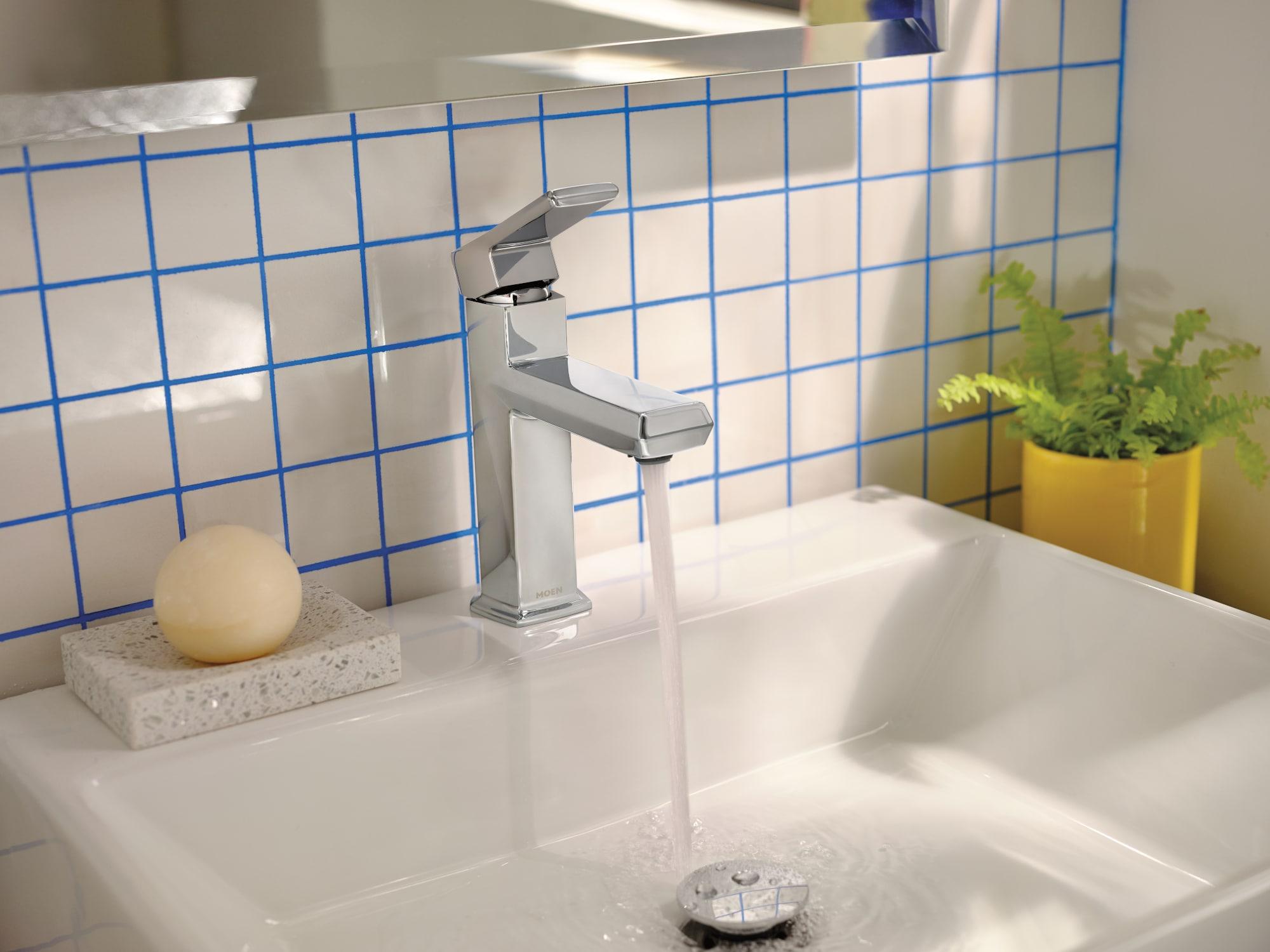 Neese Single Hole Bathroom Faucet with Push Down Drain Assembly