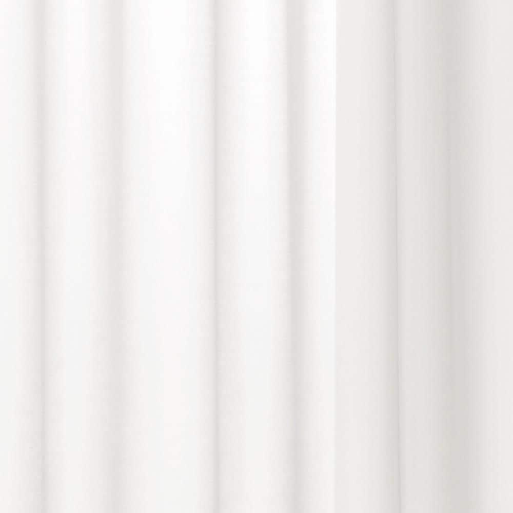 Eclipse Liberty Light Filtering Window Curtain 52 Inches Wide x 108 Inches Long, Single Window Curtain Panel, Grommet, White