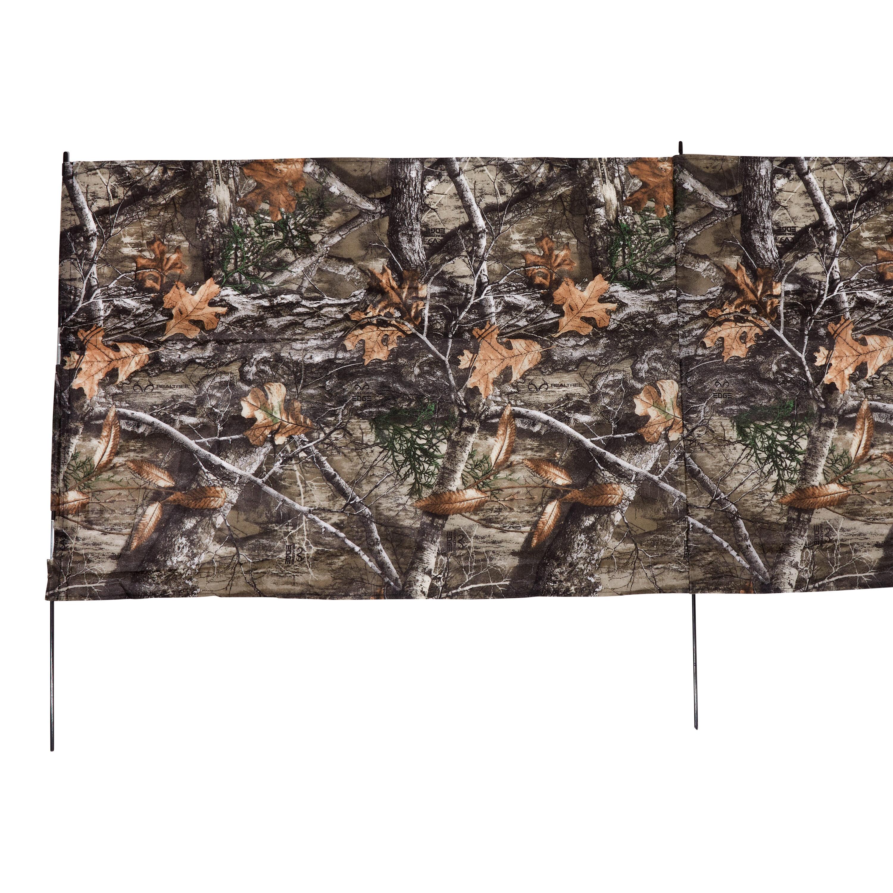 Allen Company Portable Ground Blind for Turkey and Deer Hunting - Outdoor Shooting Gear - Comes with Stakes for Easy Set Up - Realtree Edge Camo - 10" L x 27" H