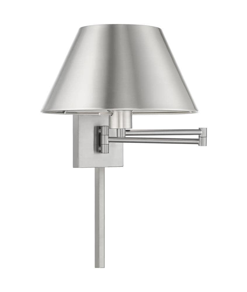 Livex Lighting 1 - Light Wall Light in  Brushed Nickel