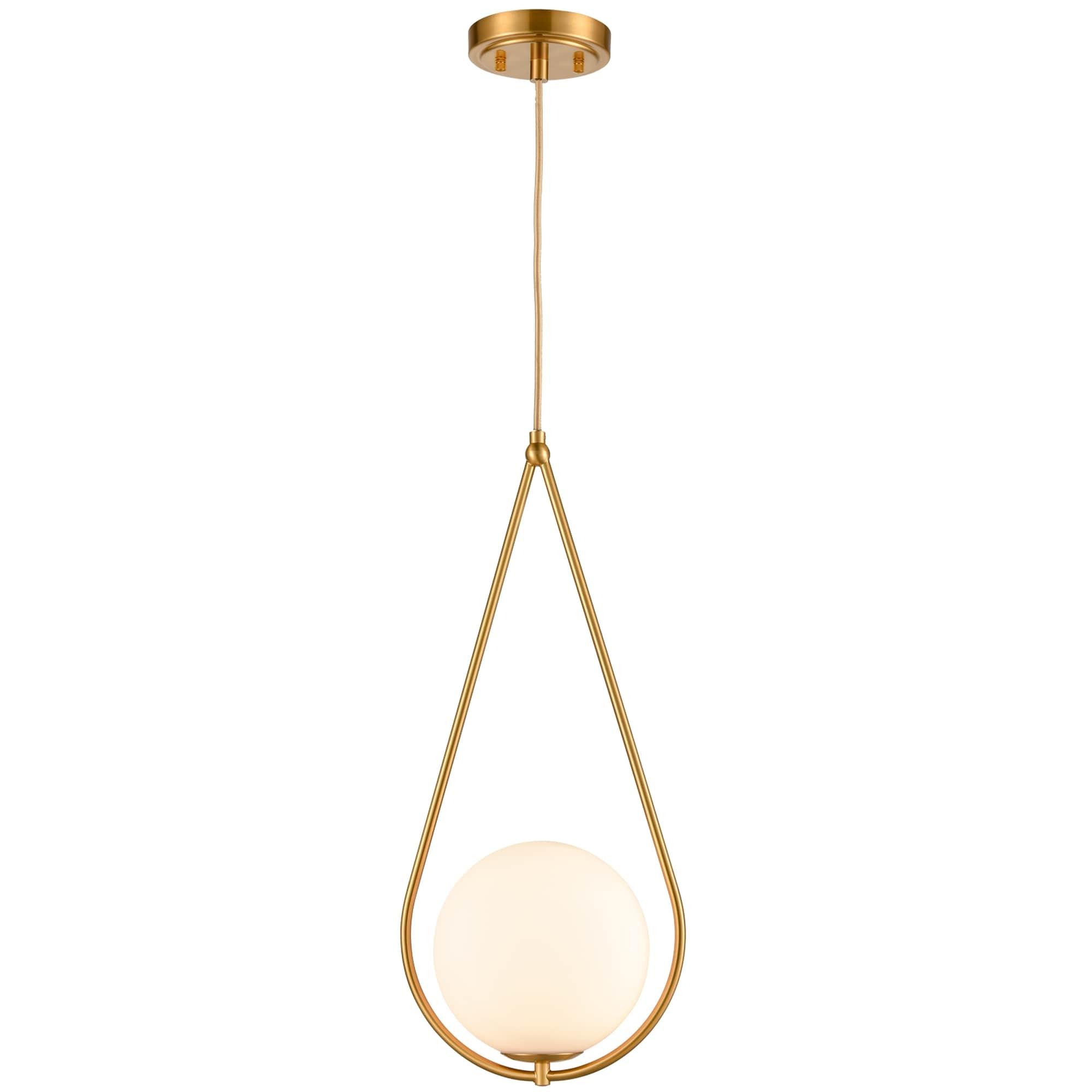 Galassia Pendant Light by AERIN - Burnished Brass / 9.5"W