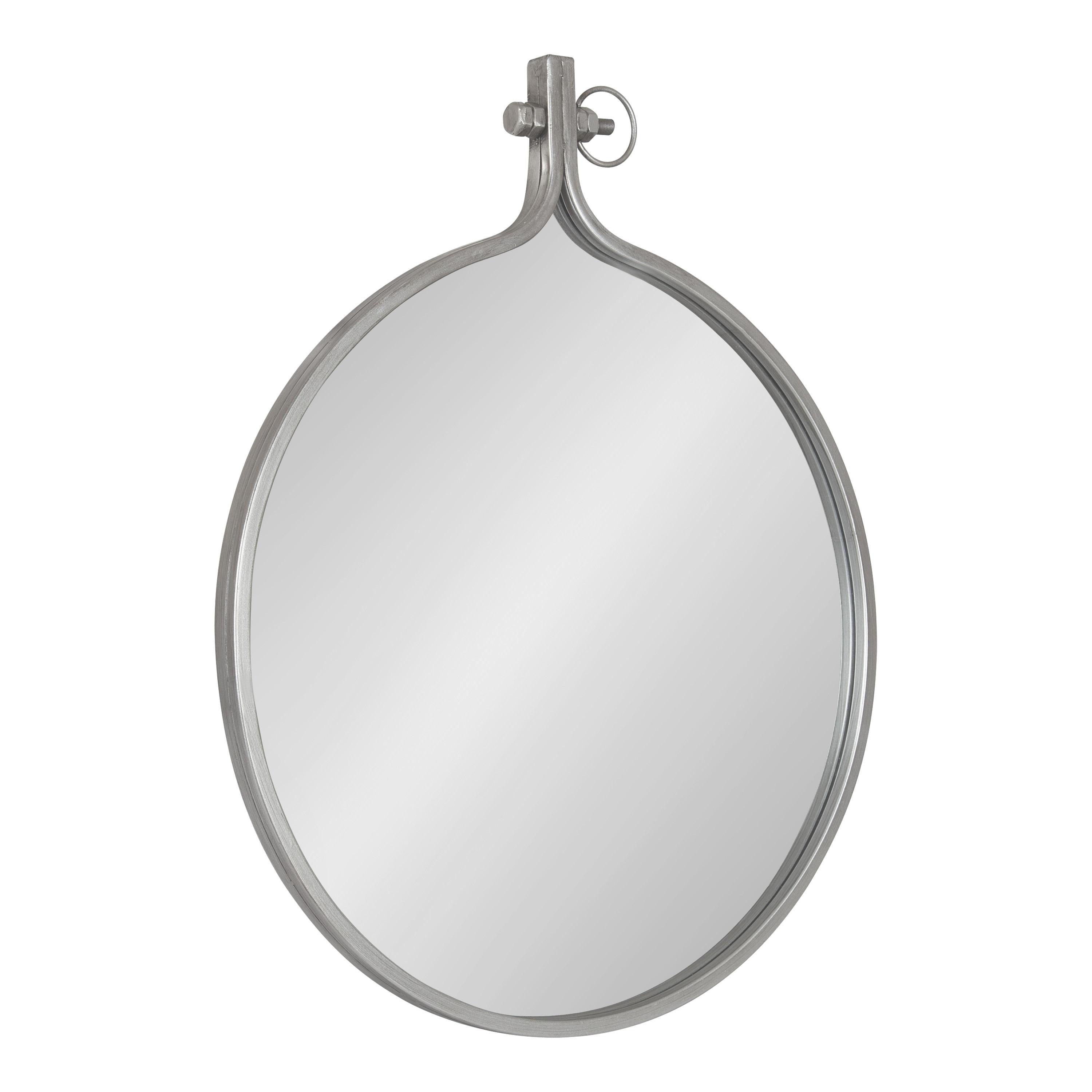 23.5" x 28.5" Yitro Irregular Wall Mirror Silver - Kate & Laurel All Things Decor: Vintage Farmhouse Style, Easy to Hang