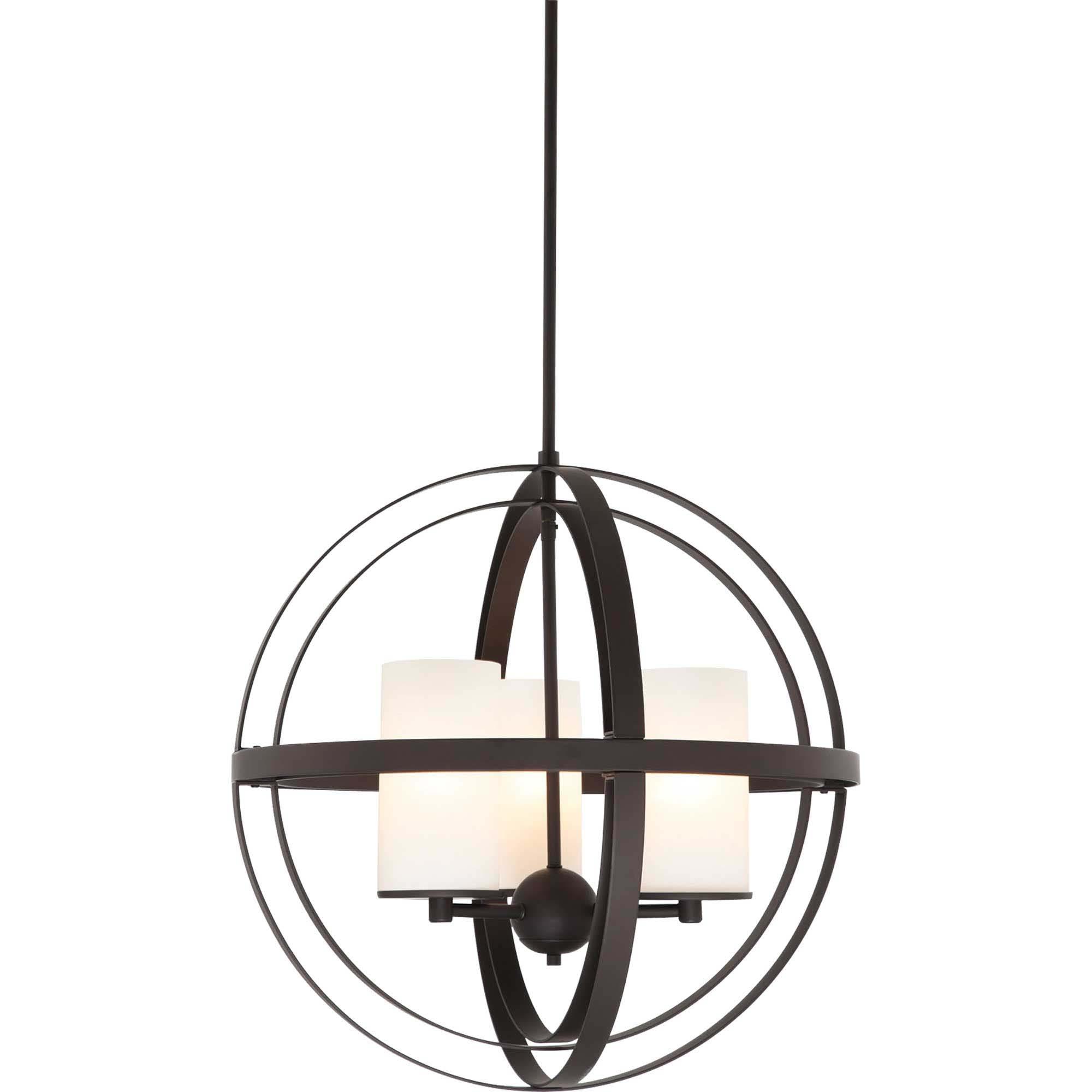 Volume Lighting 3-Light Indoor Antique Bronze Sphere