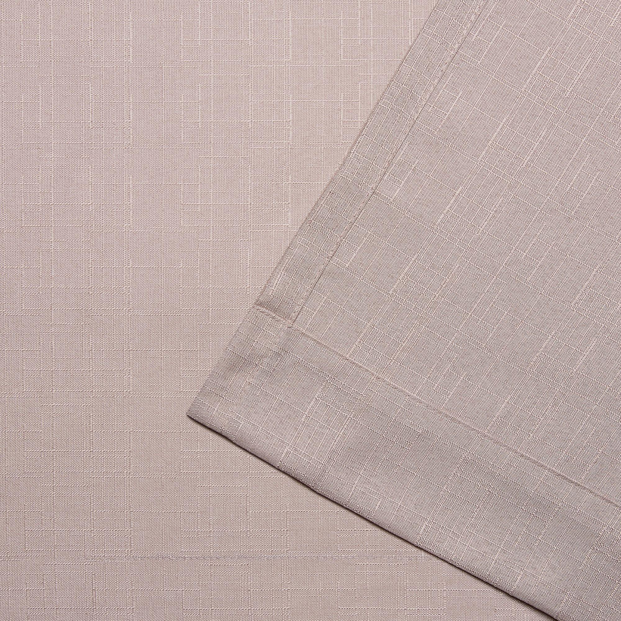 Loha GT Aaliyah Solid Color Semi-Sheer Grommet Curtain Panels