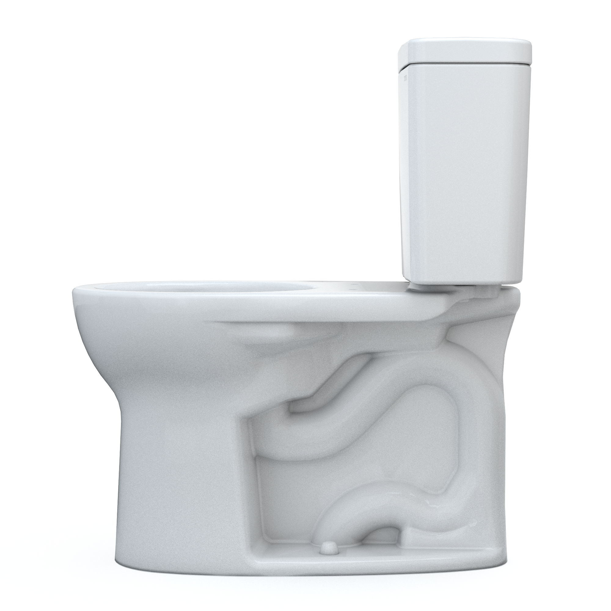 Drake® 1.6 GPF Round Two-Piece Toilet with Tornado Flush (Seat Not Included)