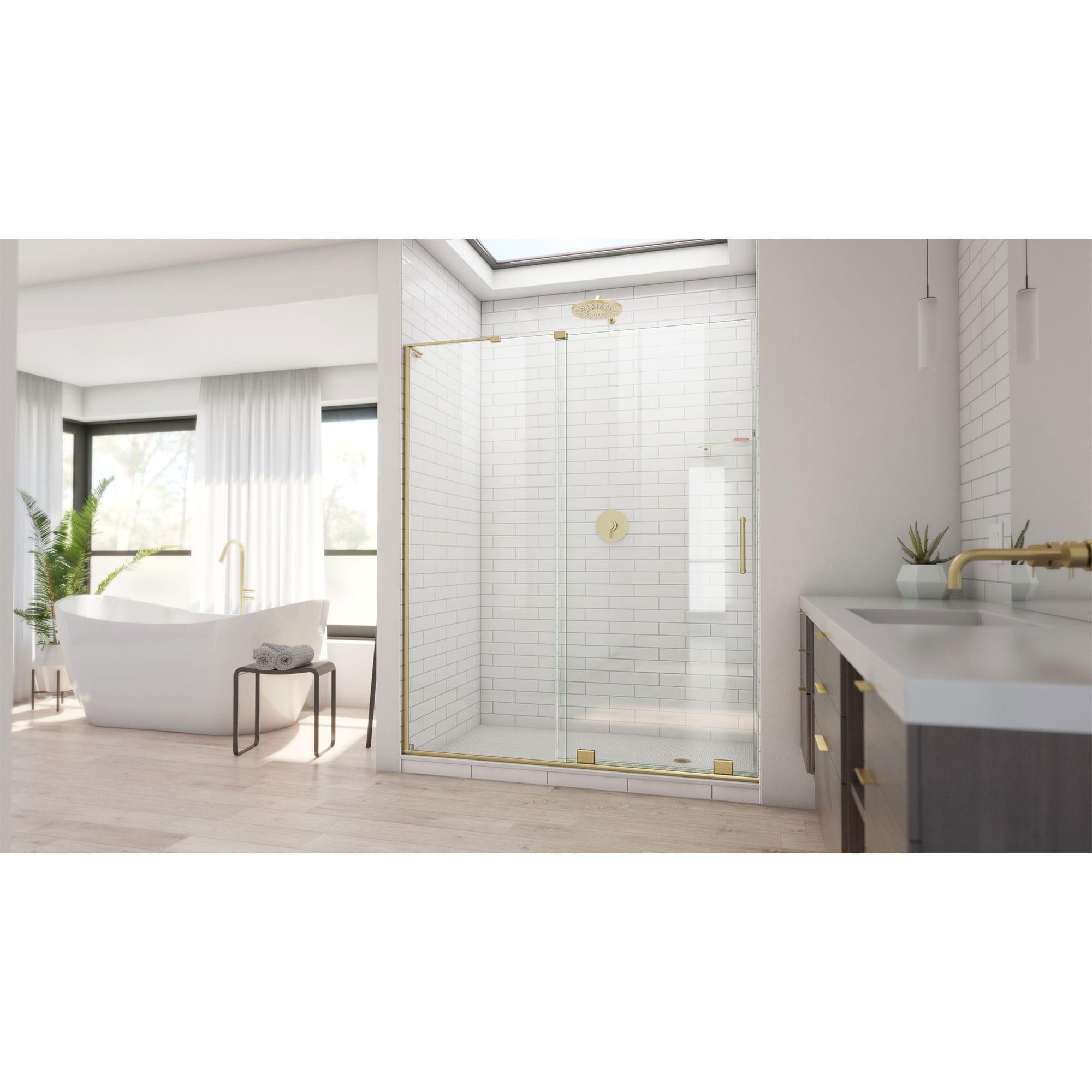 DreamLine Mirage-X 55 - 59 inch W x 71 inch H Frameless Sliding Shower Door