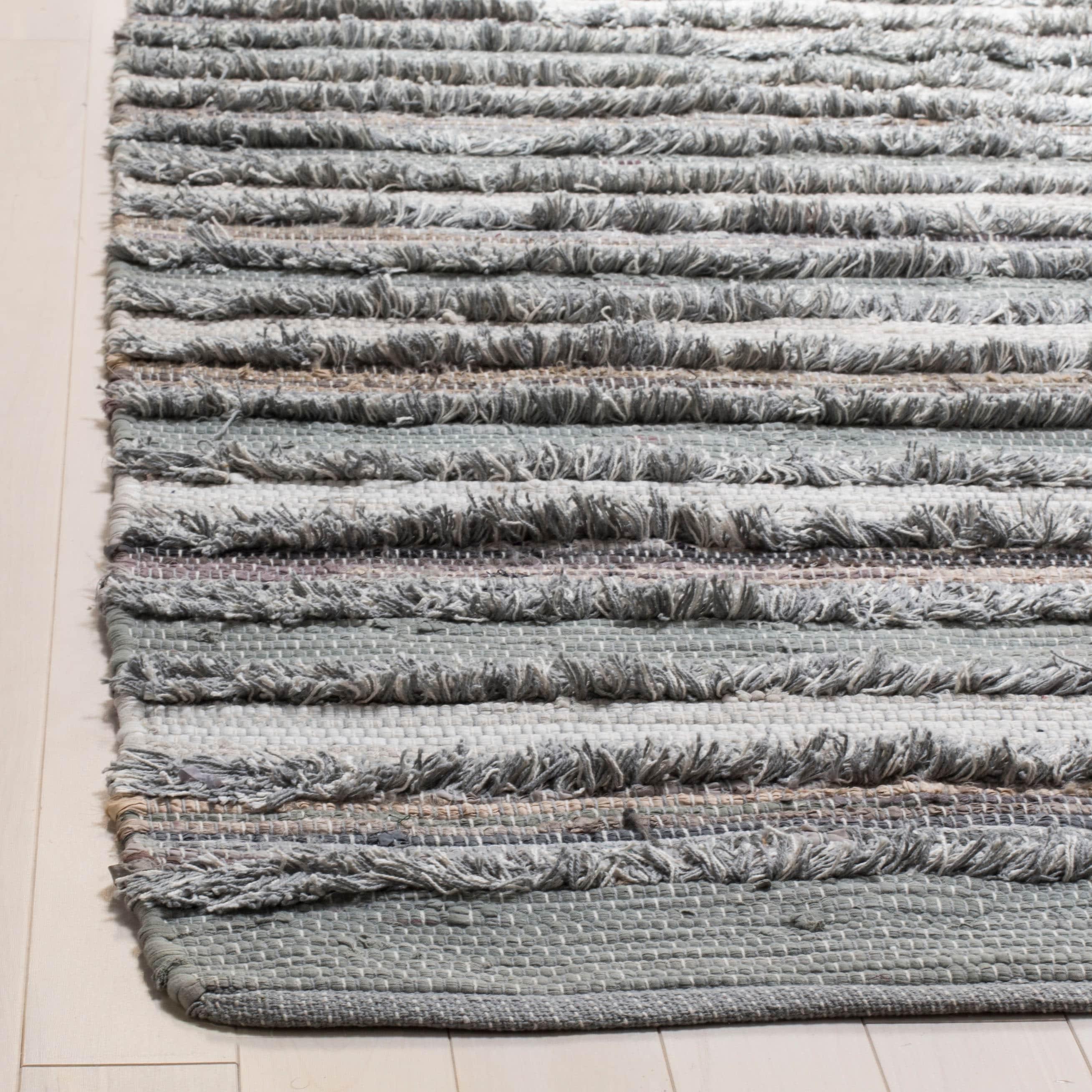 Montauk MTK951 Hand Woven Runner Rug - Grey/Multi - 2'3"x8' - Safavieh.