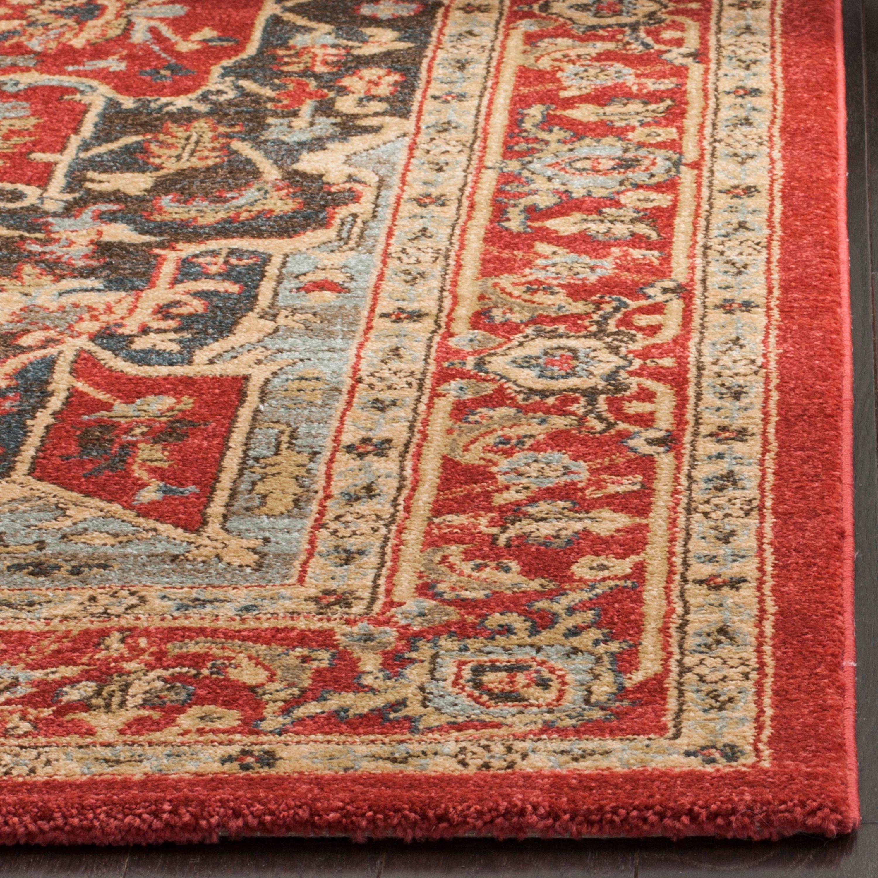 Mahal MAH625 Power Loomed Indoor Accent Rug - Red/Red - 3'x5' - Safavieh.