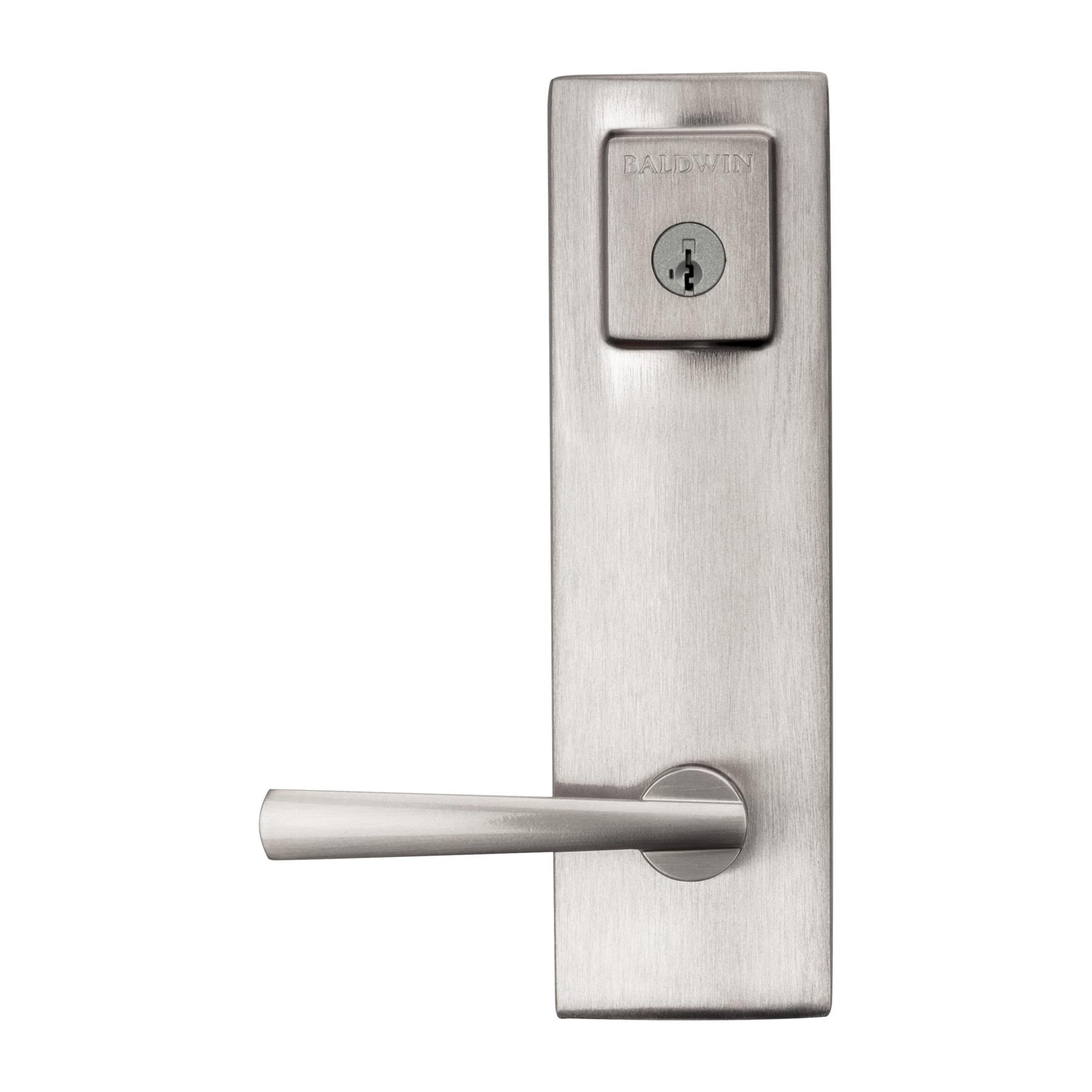 183SPExSPL SQR 15 SMT RCAL RCS CP Spyglass Entrance with Spyglass - Satin Nickel