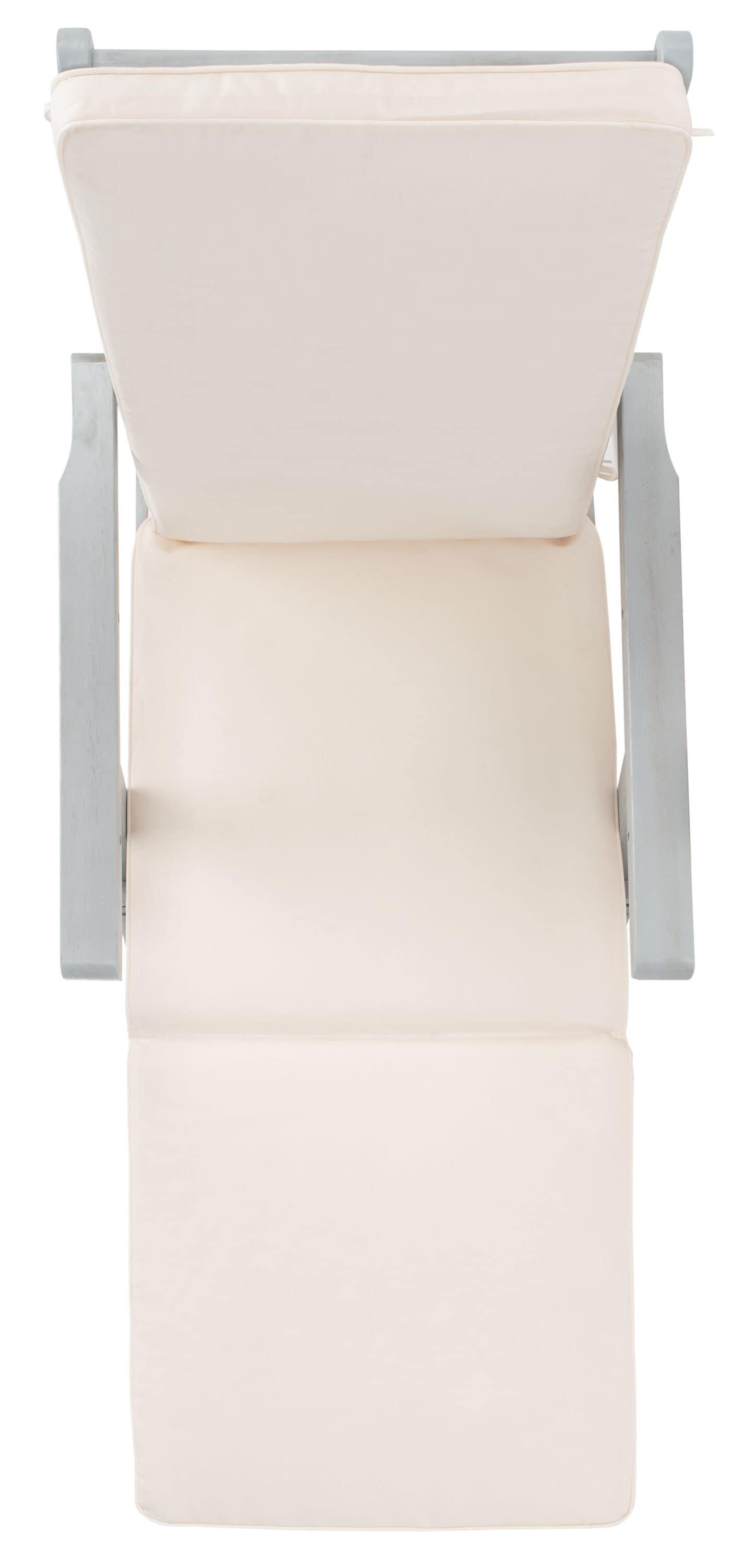 Palmdale Lounge Chair - Outdoor - PAT7015 - Grey/Beige -Safavieh