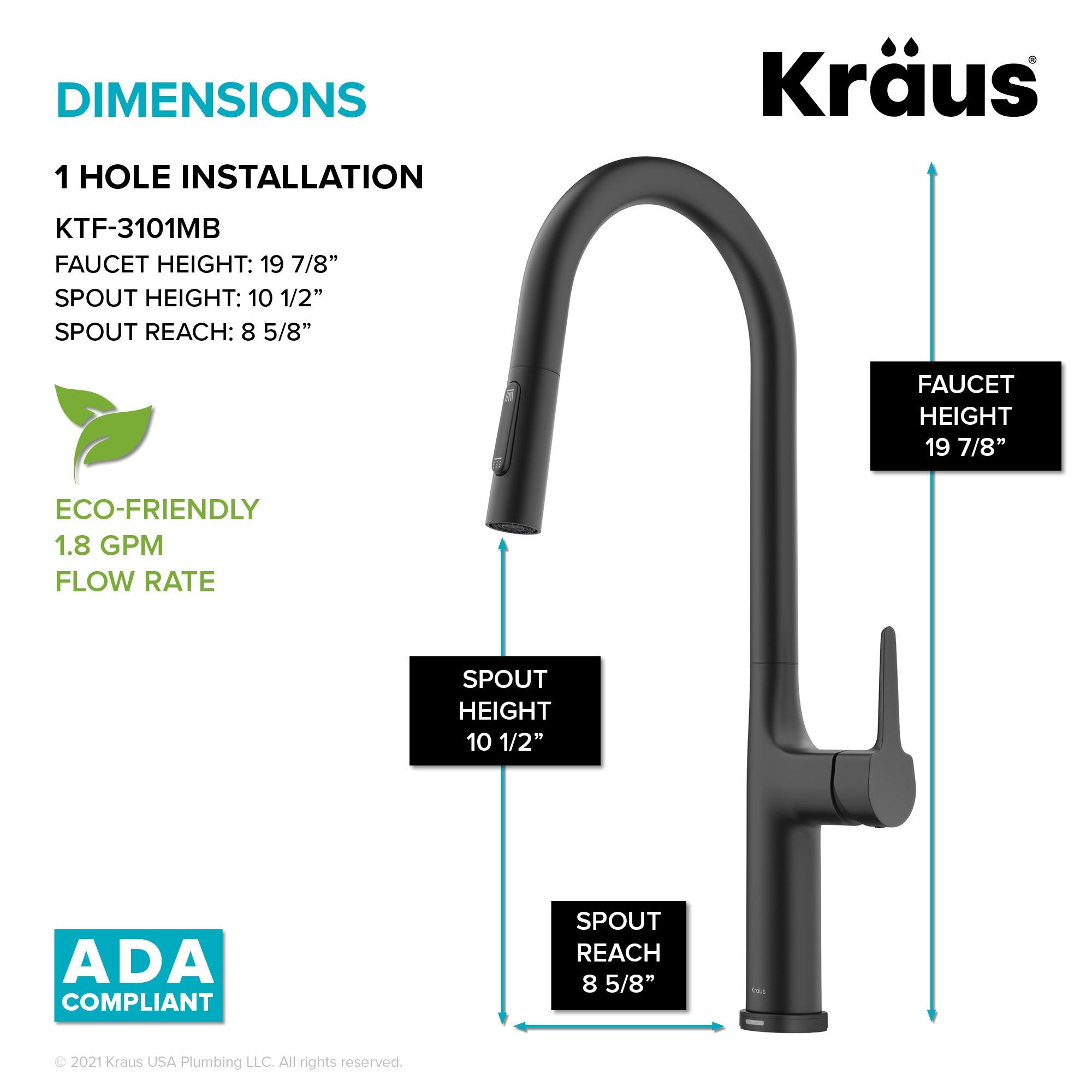 Pull Down Touch Single Handle Kitchen Faucet