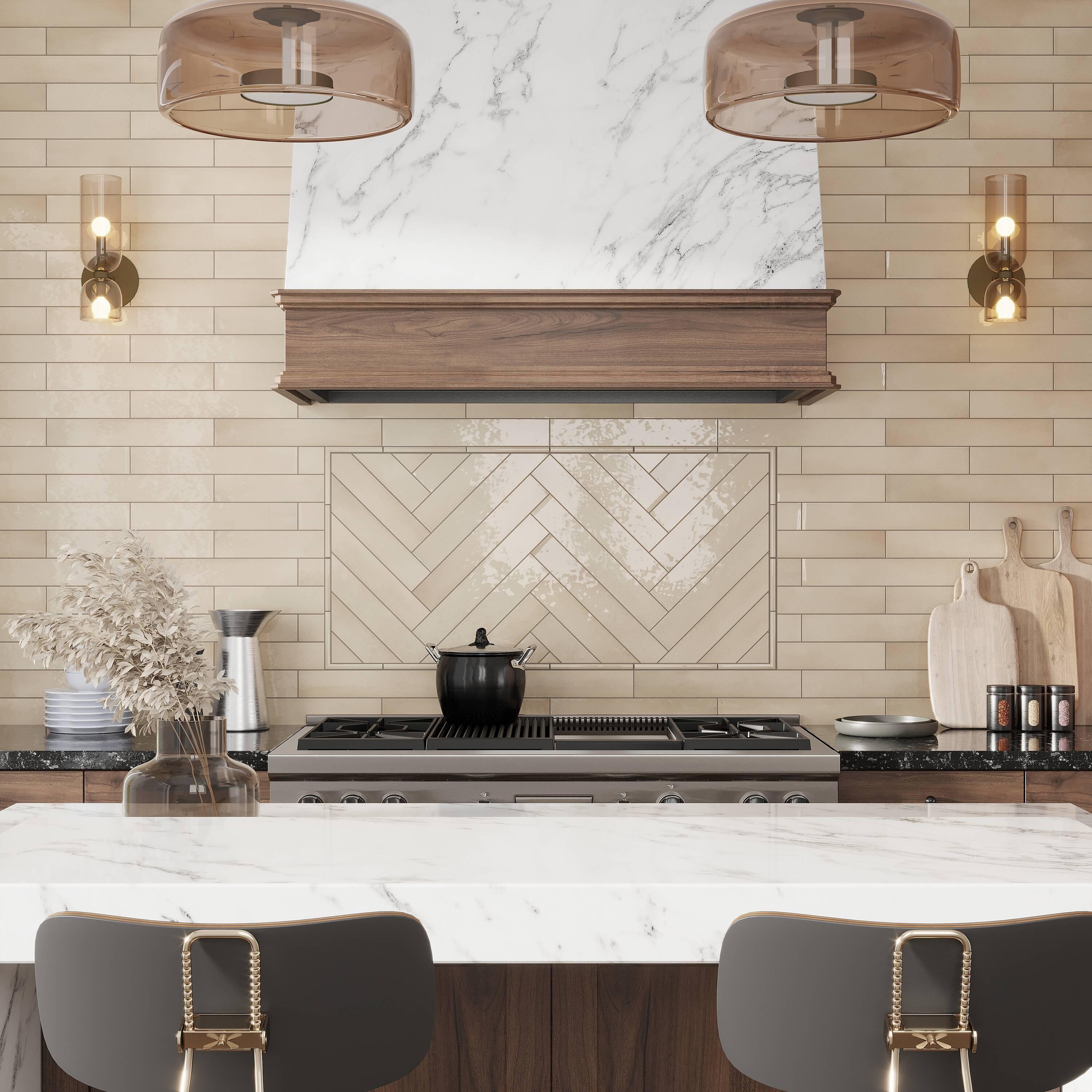 Apollo Tile Silken 7.9'' L x 0.5'' W Ceramic Round Tile Trim (Set of 10)