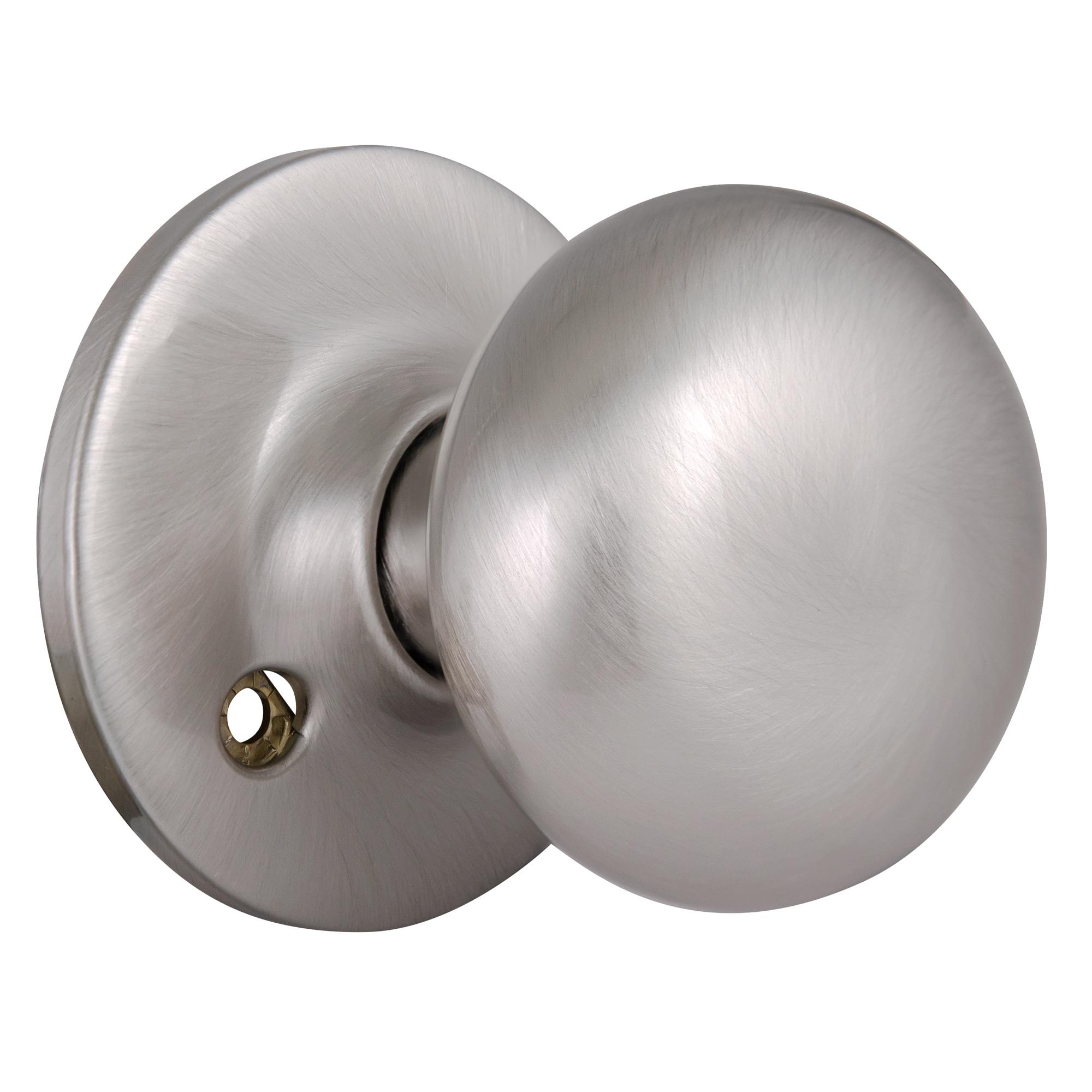 Design House 753301 Cambridge 2-Way Adjustable Passage Door Knob, Satin Nickel