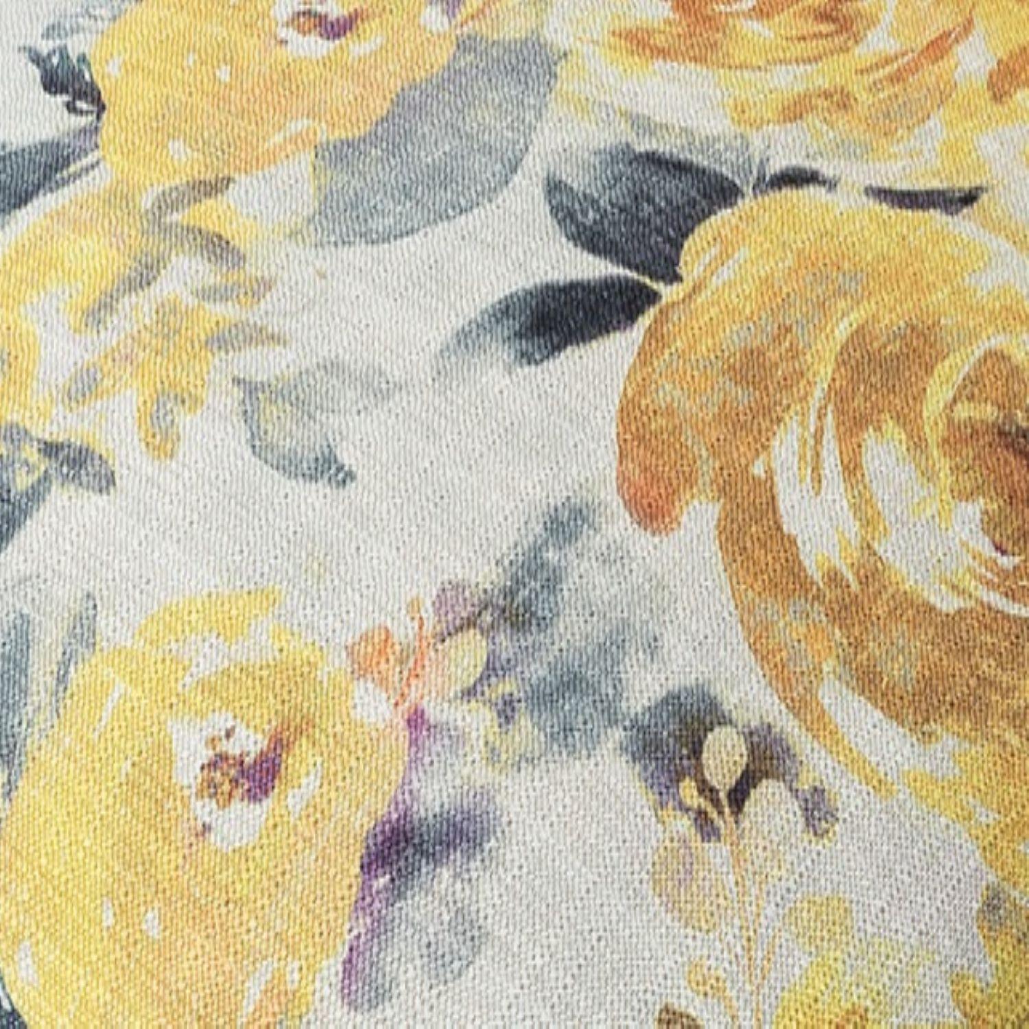 Contemporary Upholstery Accent Chair Metal Base Tufted Back Elegant Pattern seat Home Living Room Bedroom Yellow