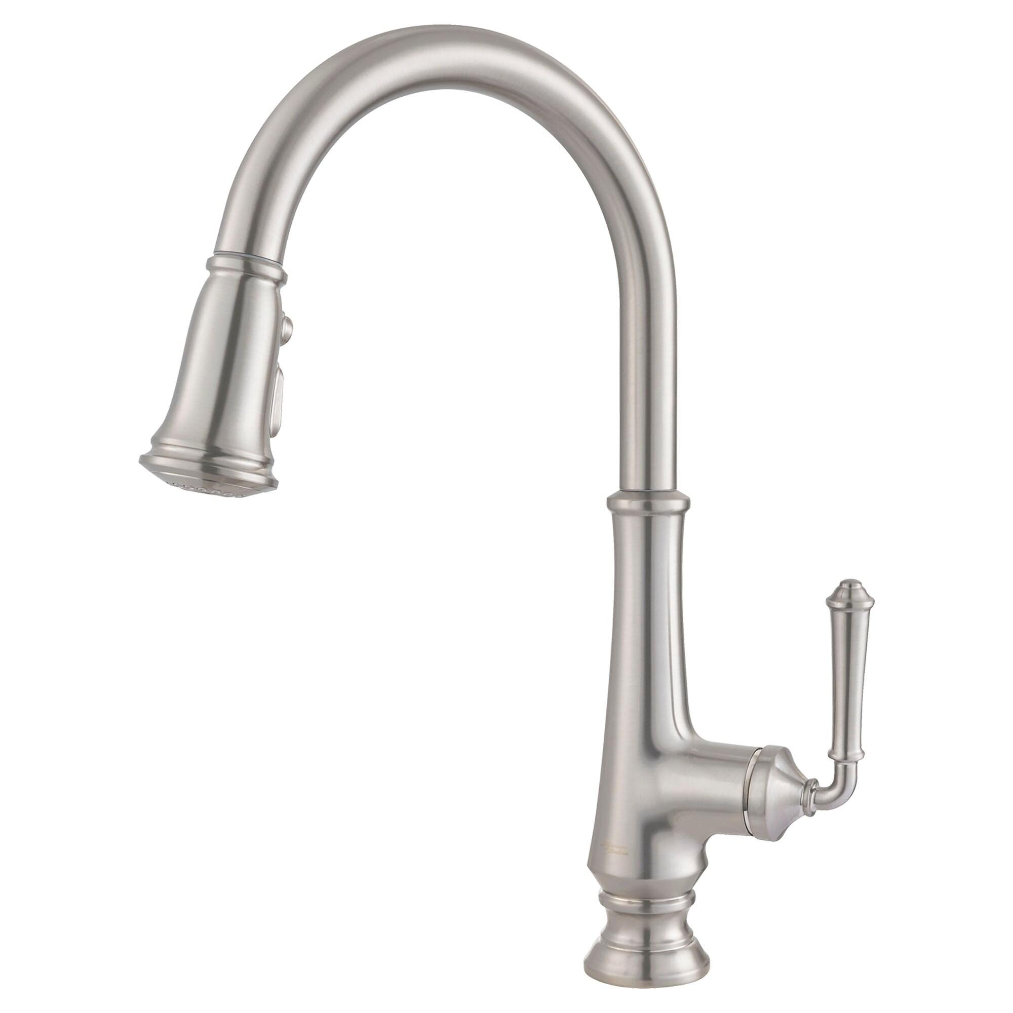 Delancey Pull Down Single Handle Kitchen Faucet With Accessories