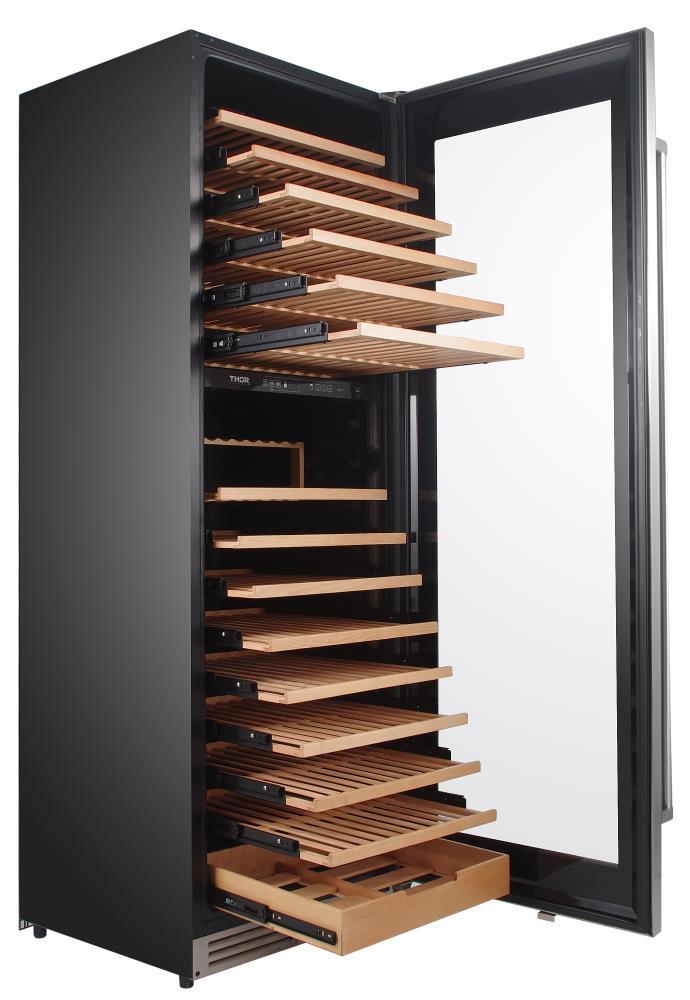 Thor Kitchen Twc2403di 24" Wide Tall Dual Zone Wine Cooler - Stainless Steel