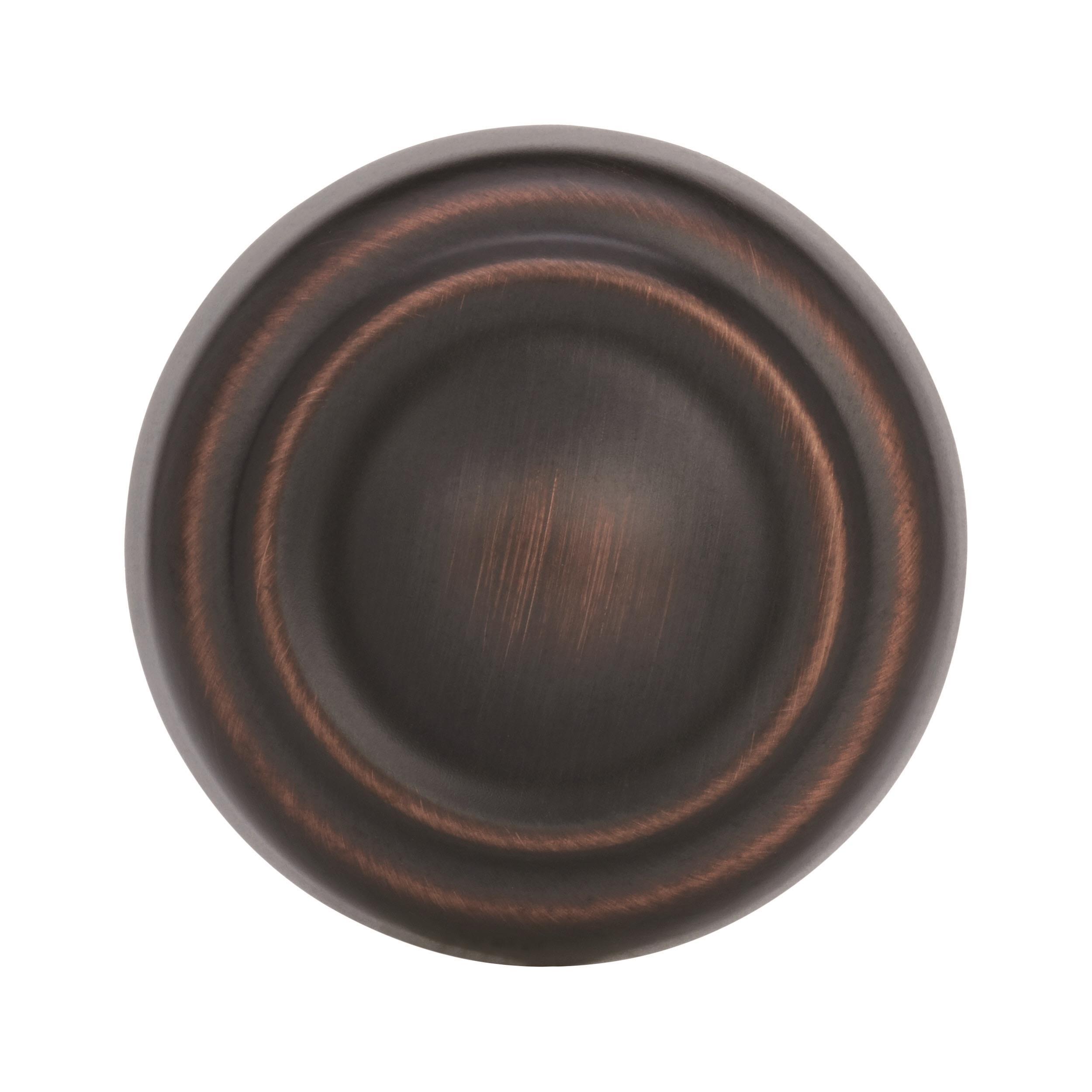 Amerock Kane 1-5/8 inch (41mm) Diameter Oil-Rubbed Bronze Cabinet Knob