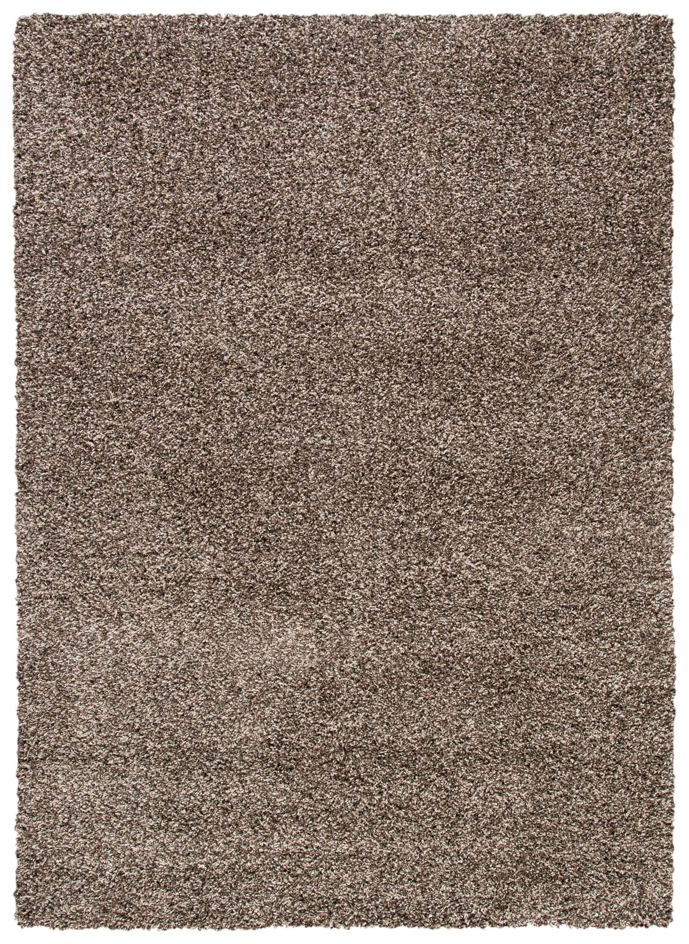 SAFAVIEH Evolution Rothesay Solid Shag Area Rug, Brown, 4' x 6'