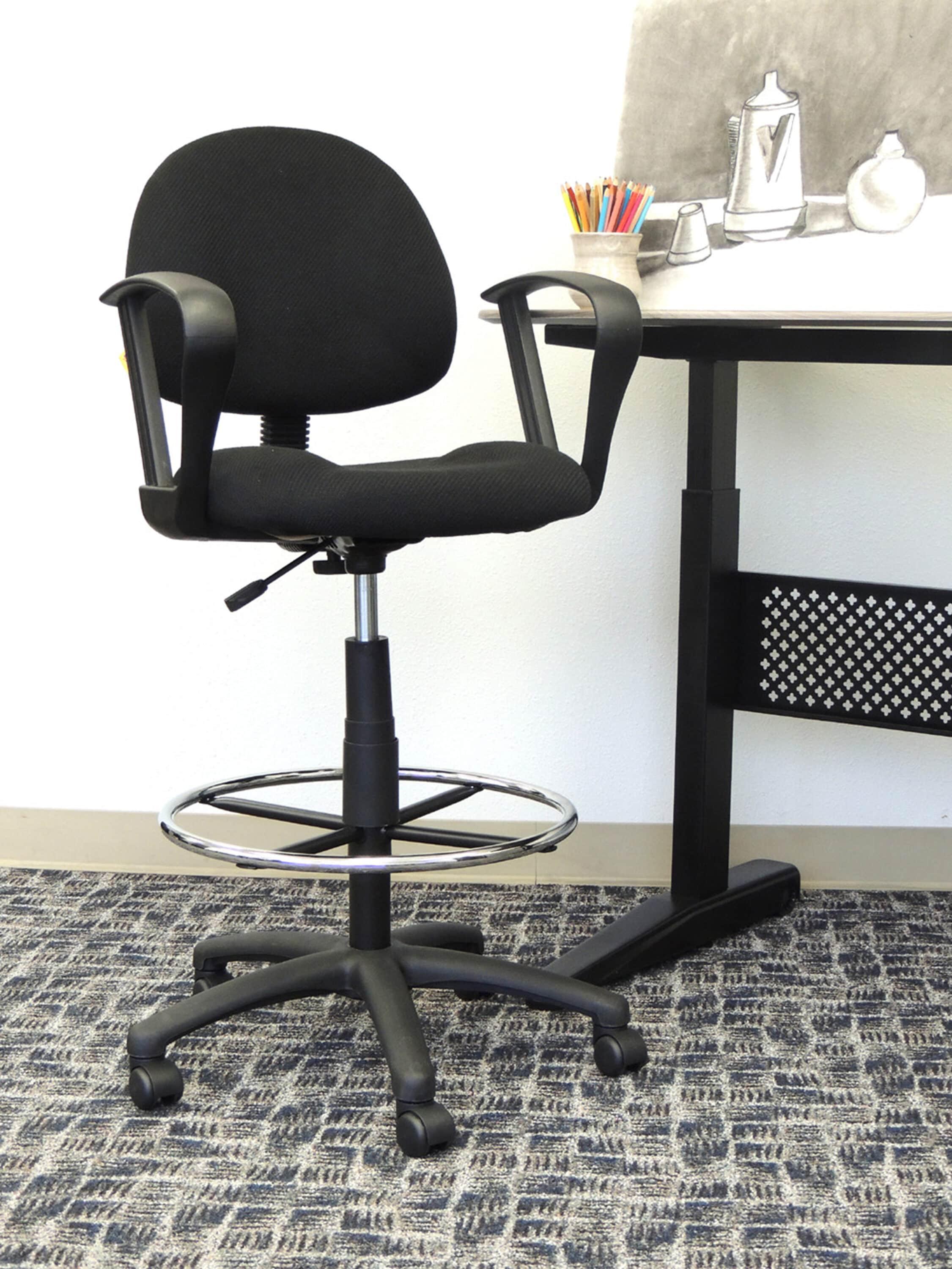 Polyester / Polyester Blend Drafting Chair