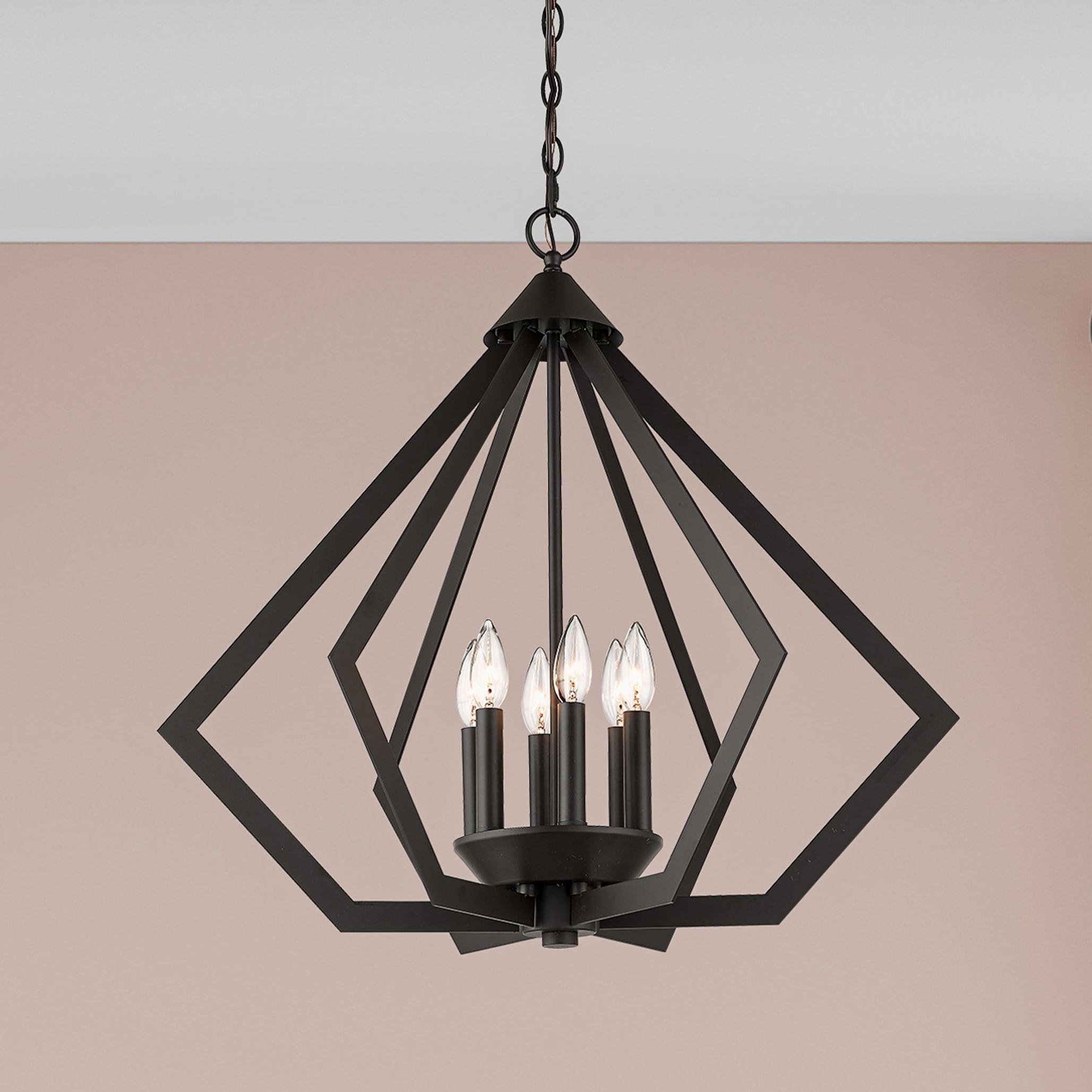 Livex Lighting - Prism - 6 Light Chandelier in Contemporary Style - 26 Inches