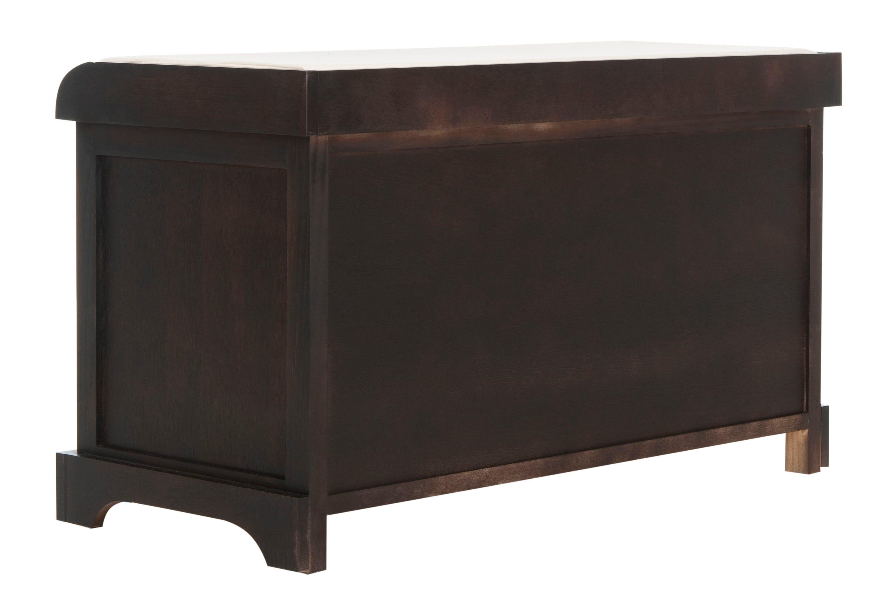 Freddy Wicker Storage Bench - Brown - Safavieh