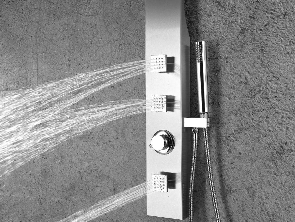 Silent 39.37'' Shower Panel with Adjustable Shower Head