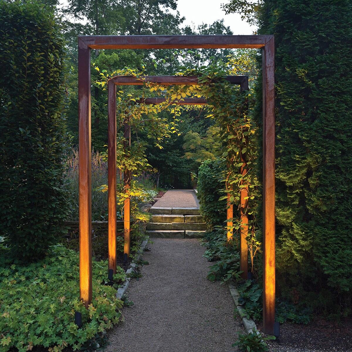 Bronze Low Voltage LED Outdoor Spot Light with Clear Lens