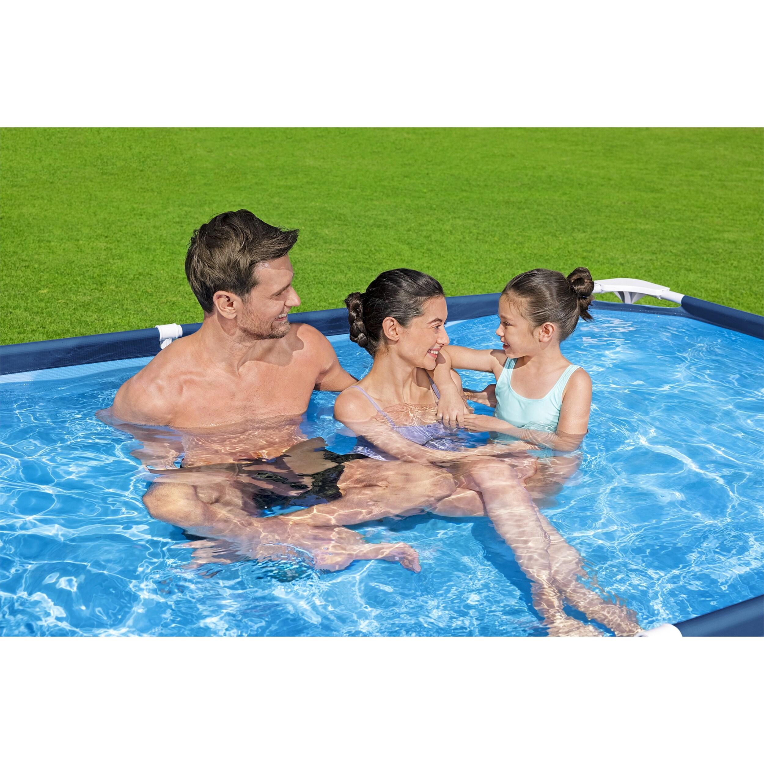 Bestway Bestway Steel Pro Rectangular Above Ground Swimming Pool Set
