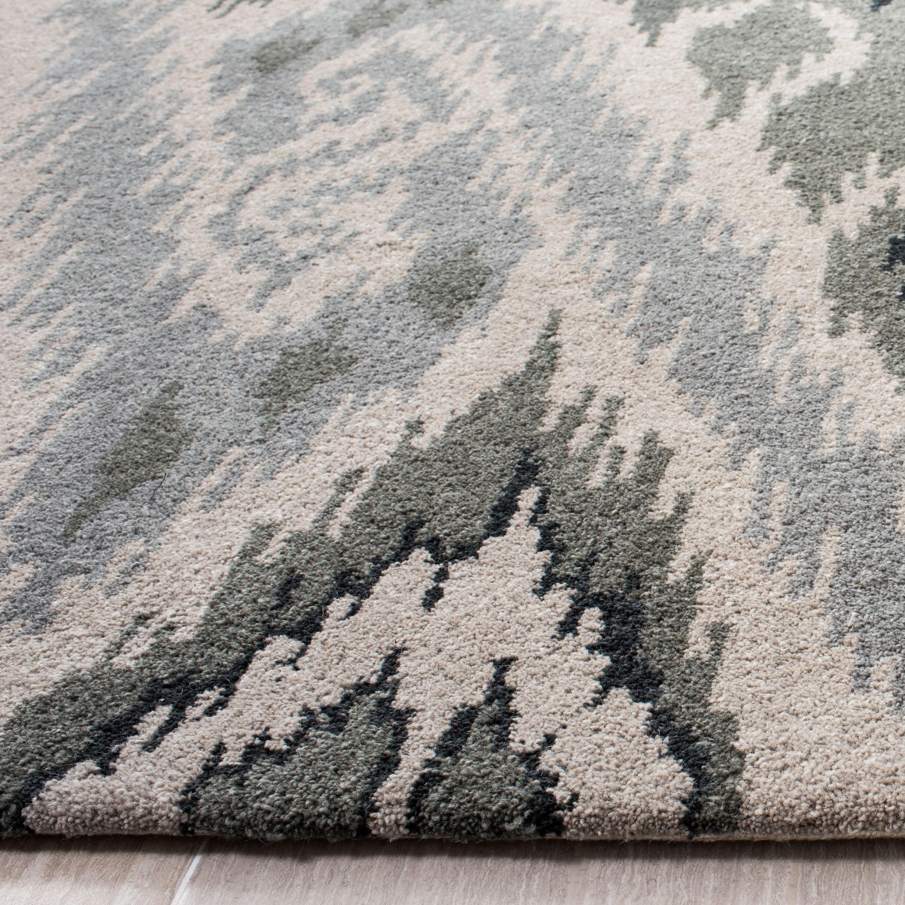 Capri CPR351 Tufted Indoor Accent Rug - Multi/Grey - 3'x5' - Safavieh