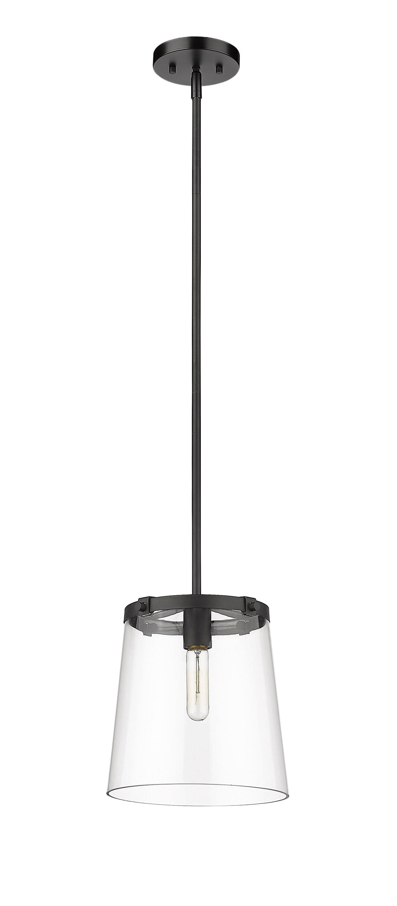 Z-Lite Callista 1 - Light Pendant in  Matte Black