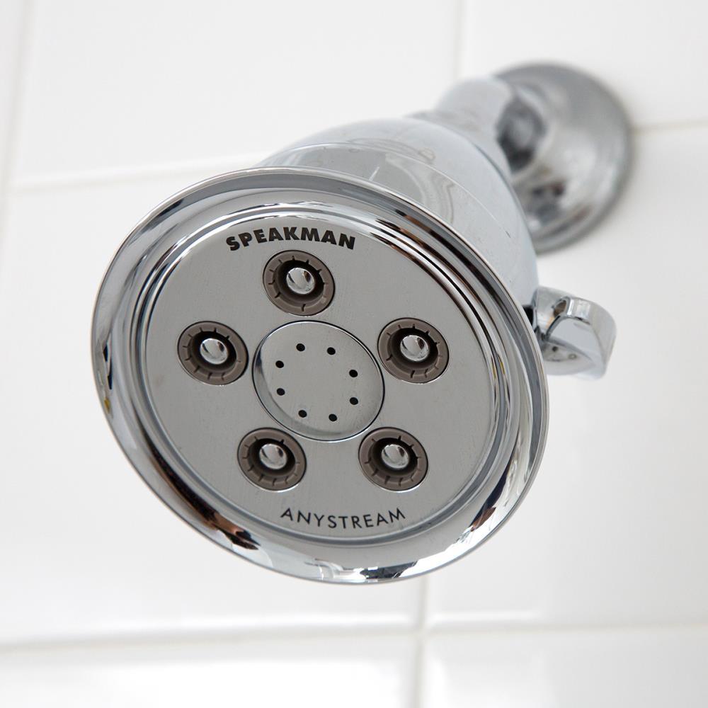 Speakman Hotel Pure Anystream High Pressure Shower Head-1.75 GPM Adjustable Showerhead with Filter, Polished Chrome