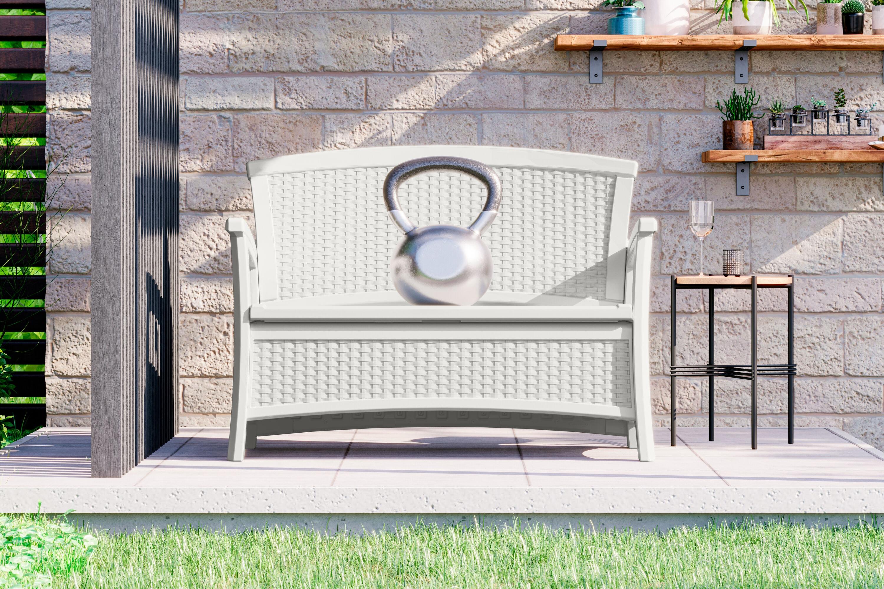 Suncast Elements 47'' Resin Outdoor Loveseat