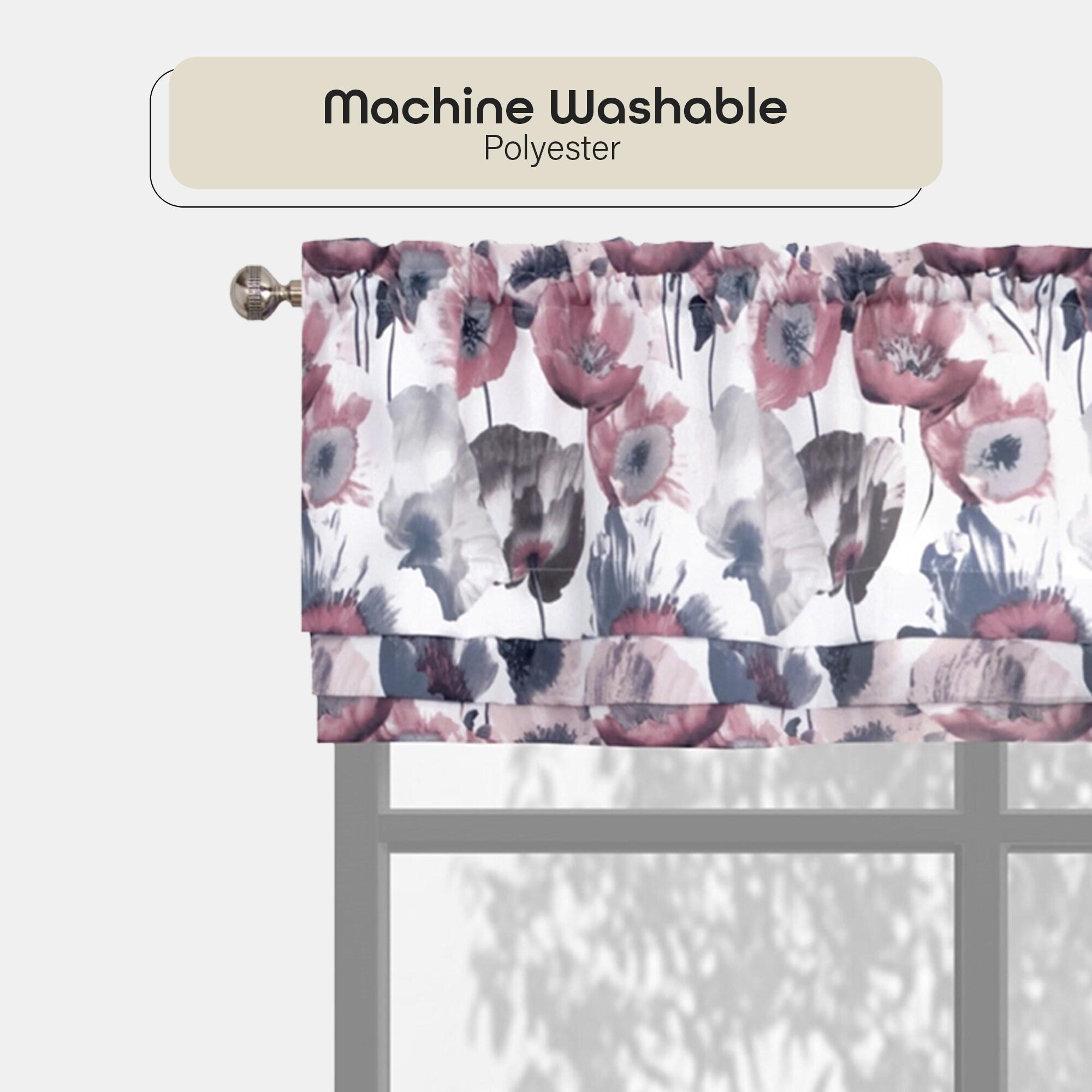 Achim Importing Co Floral Tailored 50'' W Window Valance