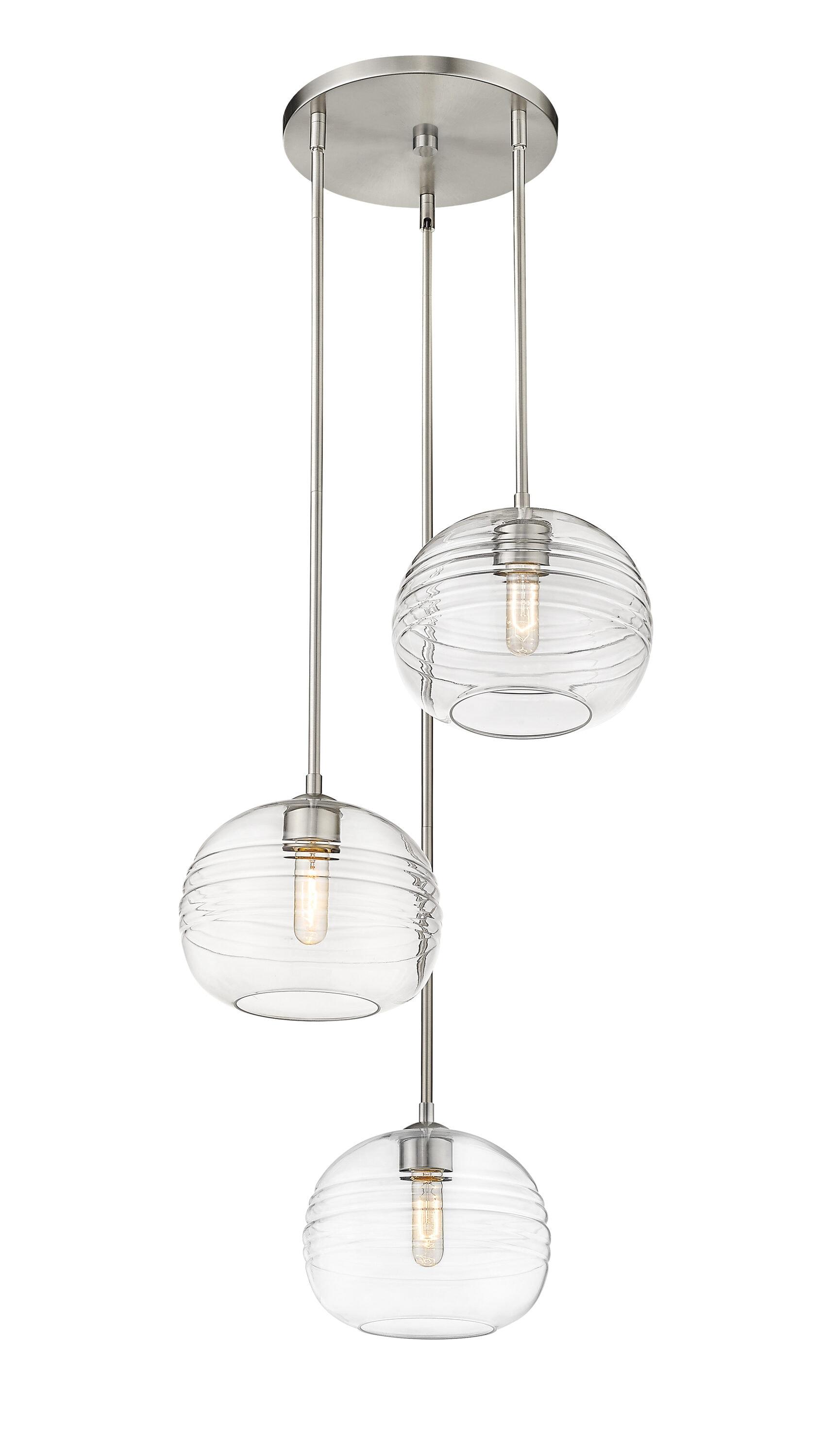Z-Lite Harmony 3 - Light Chandelier in  Brushed Nickel
