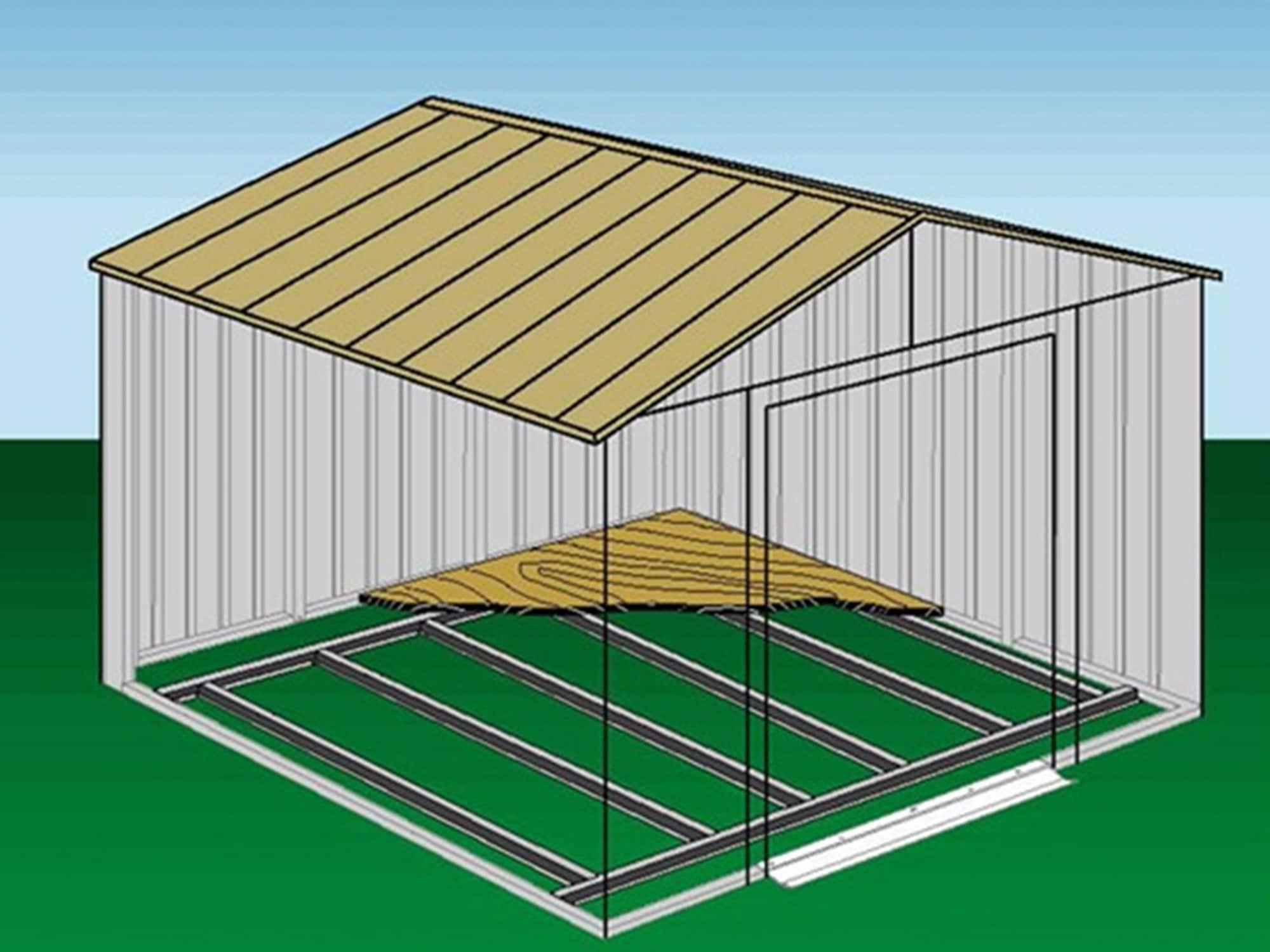 Arrow Arrow Rust Resistant Steel Flooring Kit
