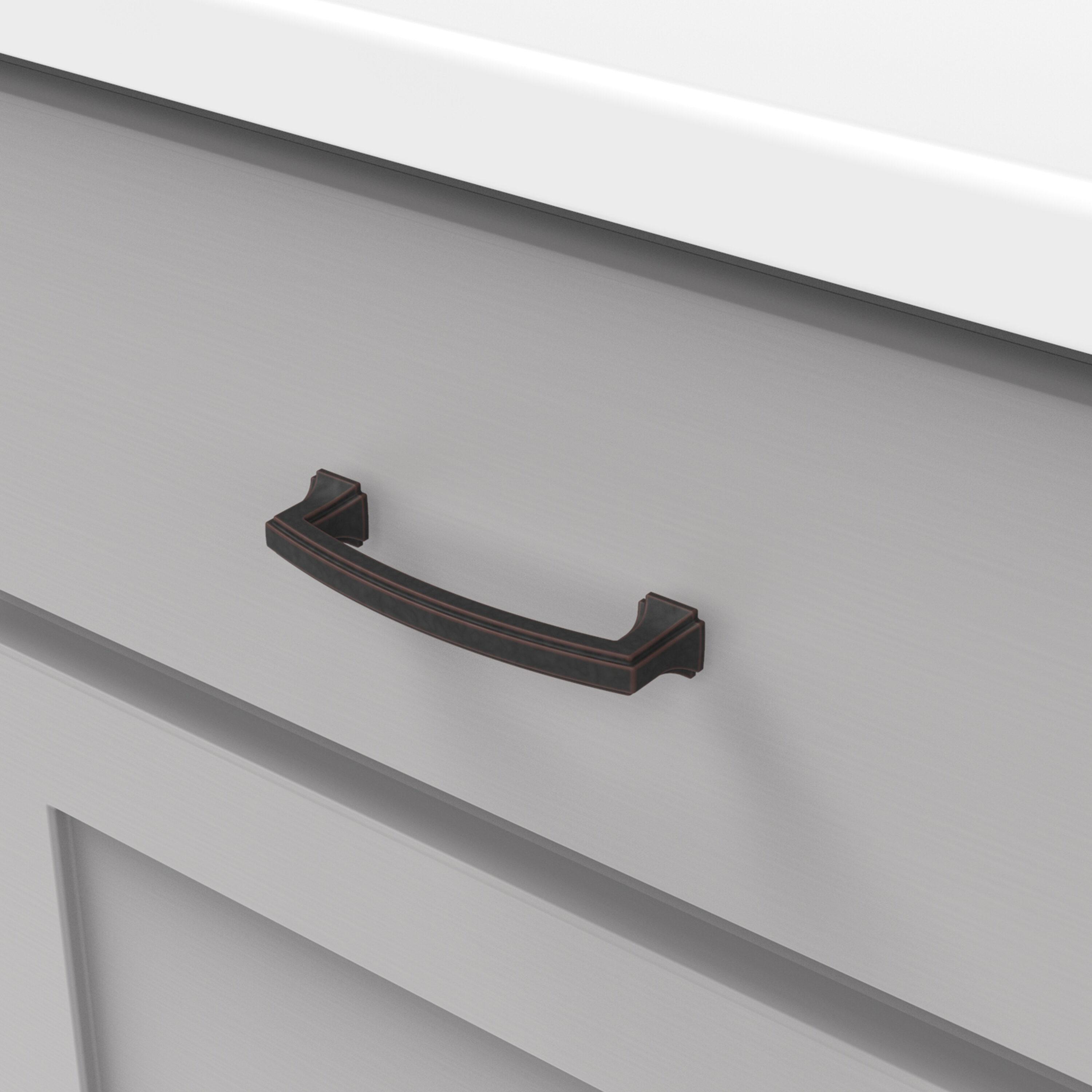 Bridges Kitchen Cabinet Handles, Solid Core Drawer Pulls for Cabinet Doors, 3 3/4" (96mm)