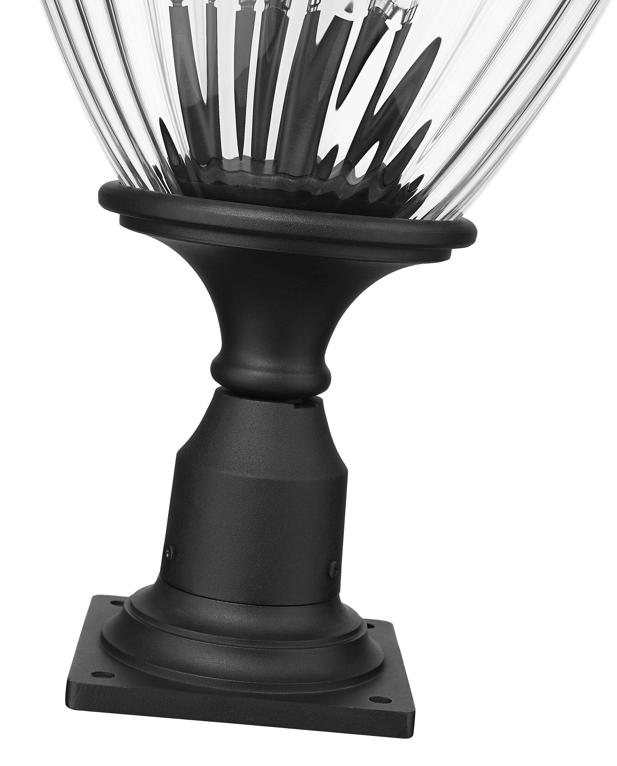 Z-Lite Davina 4 Light Outdoor Pier Mounted Fixture in Black