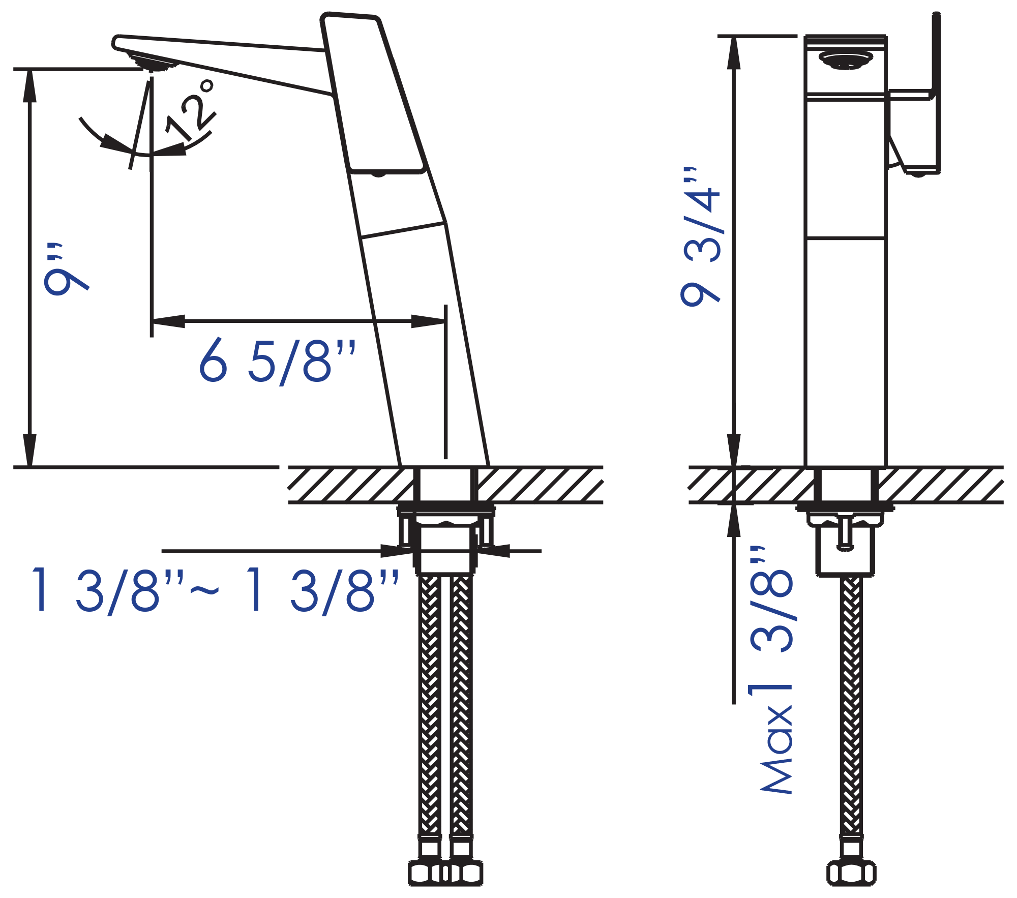 Single-Hole Single-handle Bathroom Faucet