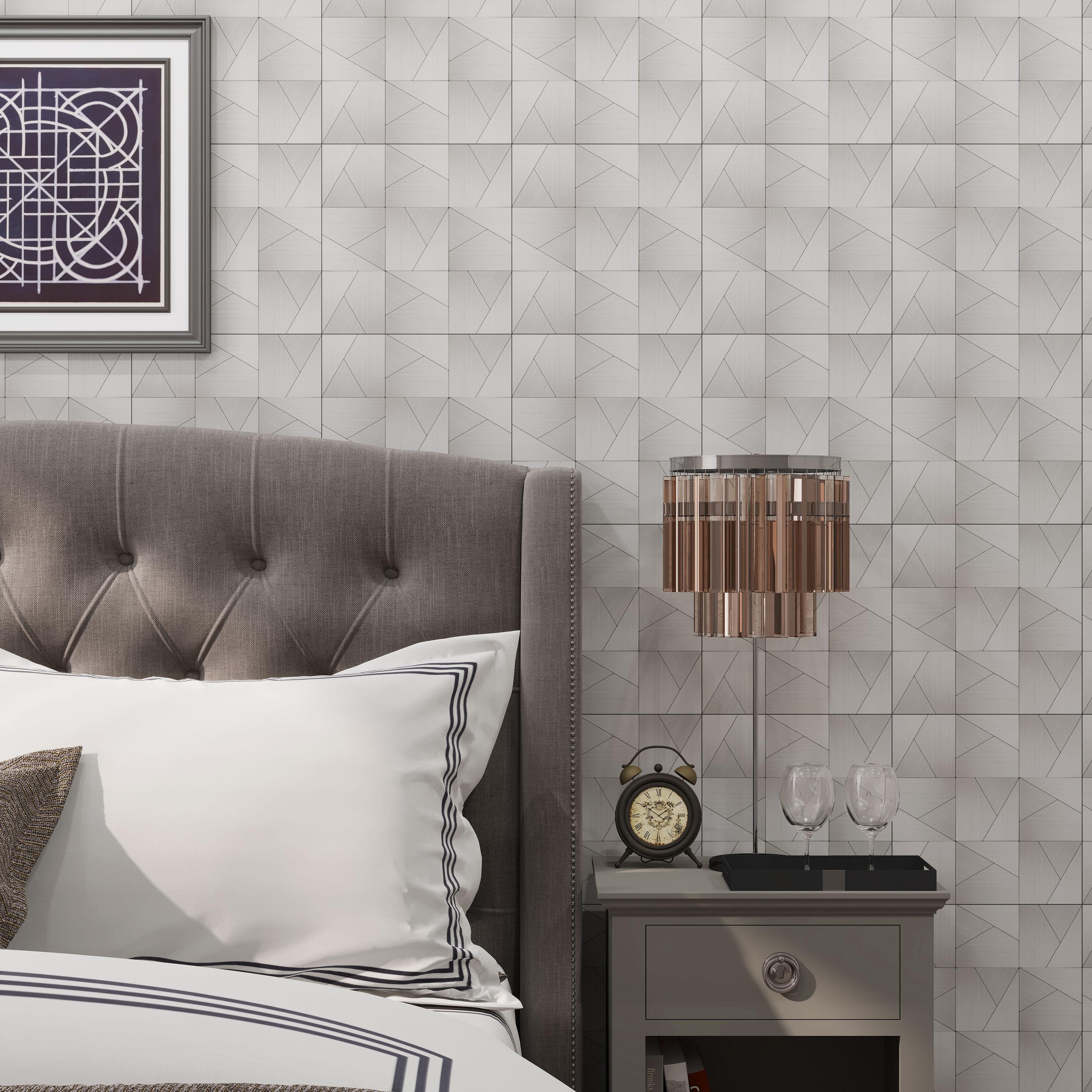 Metal Peel and Stick Mosaic Tile