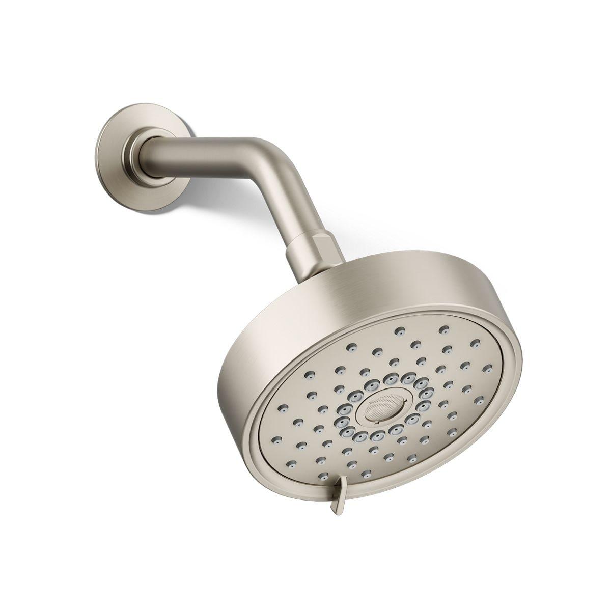 Kohler Purist 2.5 Gpm Multifunction Wall Mount Showerhead, Three Spray Settings, 5.5" High Pressure Spray Head