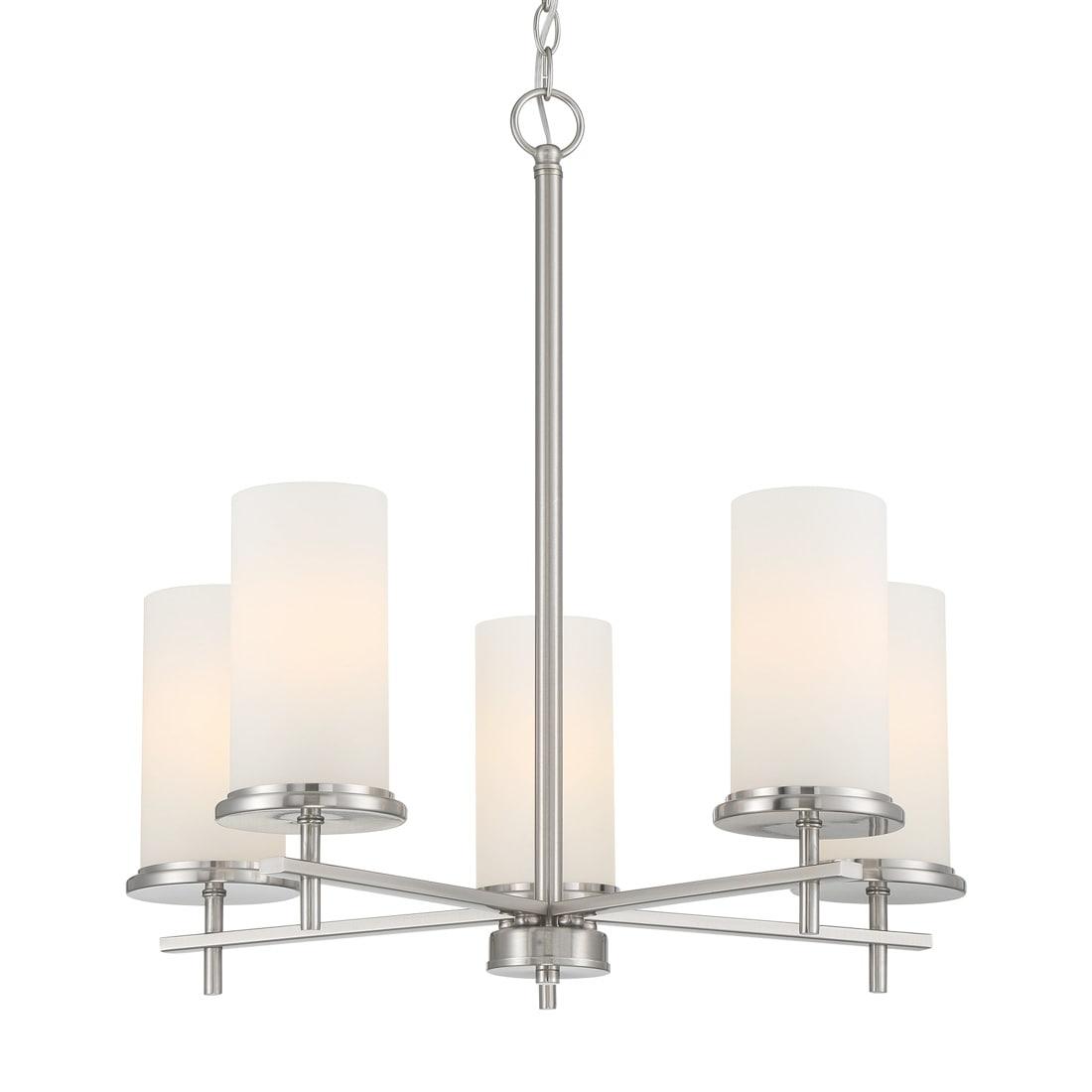 5 Light Chandelier-Brushed Nickel Finish    -Traditional Installation Minka Lavery 4095-84