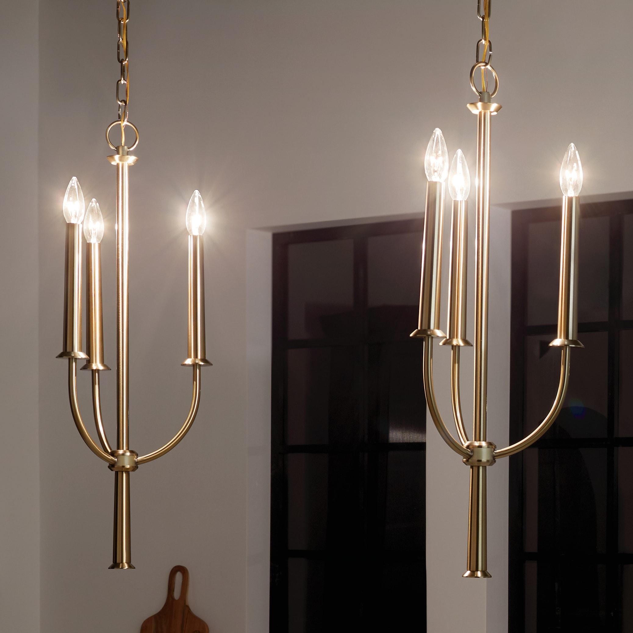 Kichler Lighting Florence 3 - Light Chandelier in  Brushed Natural Brass