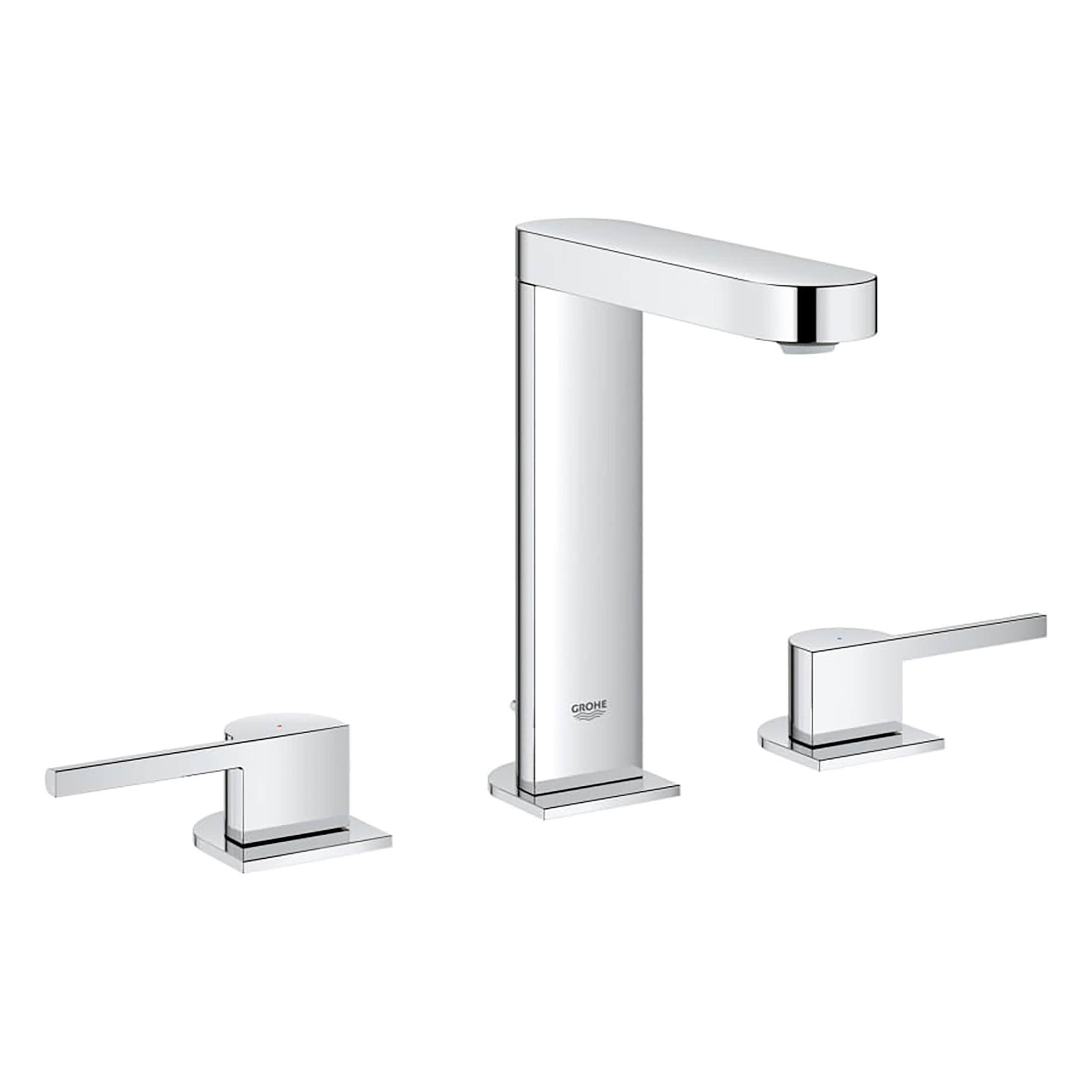 Plus Two Handle Widespread Bathroom Faucet with Drain Assembly