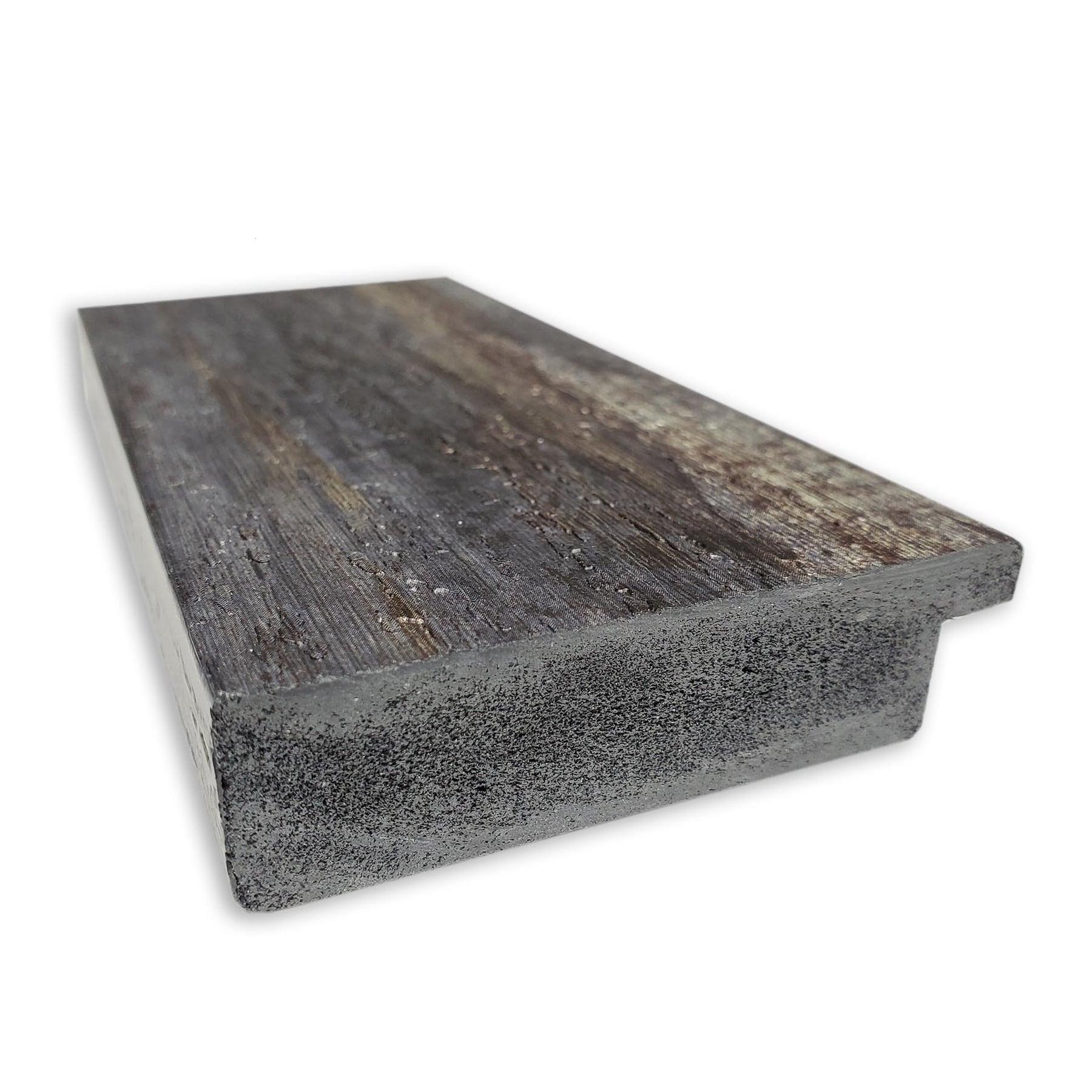 Amanti Art Beveled Bathroom Wall Mirror - Bark Rustic Char Frame Bark Rustic Char Outer Size: 41 x 29 in Silver, Brown, Black