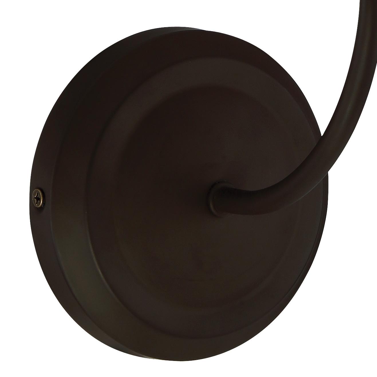 Crystorama Libby Langdon for  Sylvan 1 Light Dark Bronze Sconce - 4.87'' W x 15.75'' H x 7.75'' D